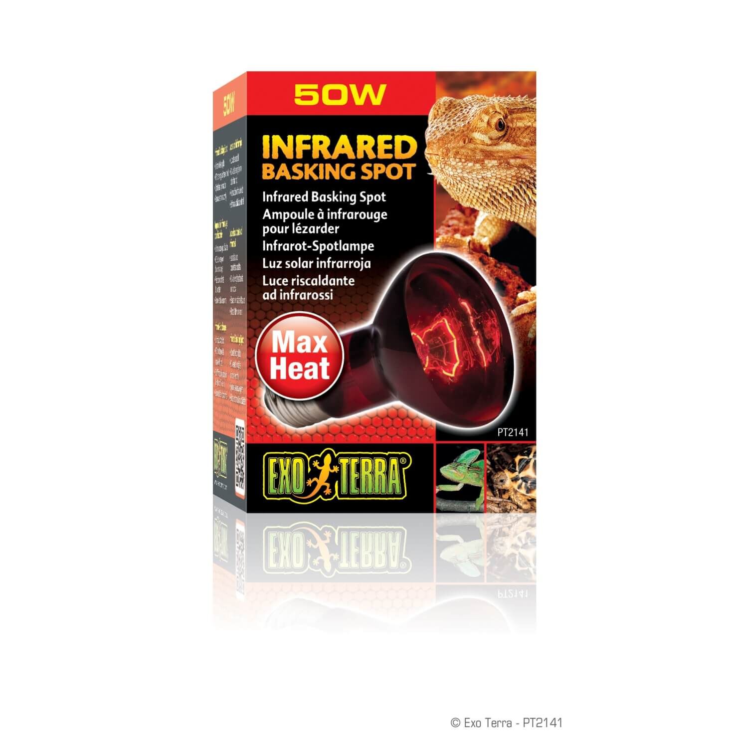 Exo Terra Infrared Basking Spot Lamp, 50W