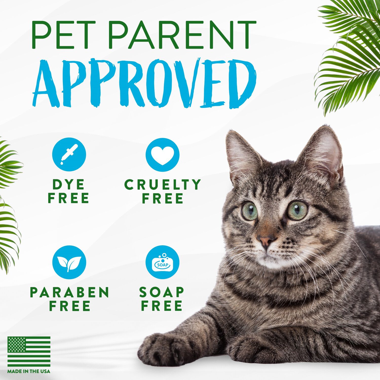 Tropiclean Dander Reducing Waterless Cat Shampoo, 7.4Oz