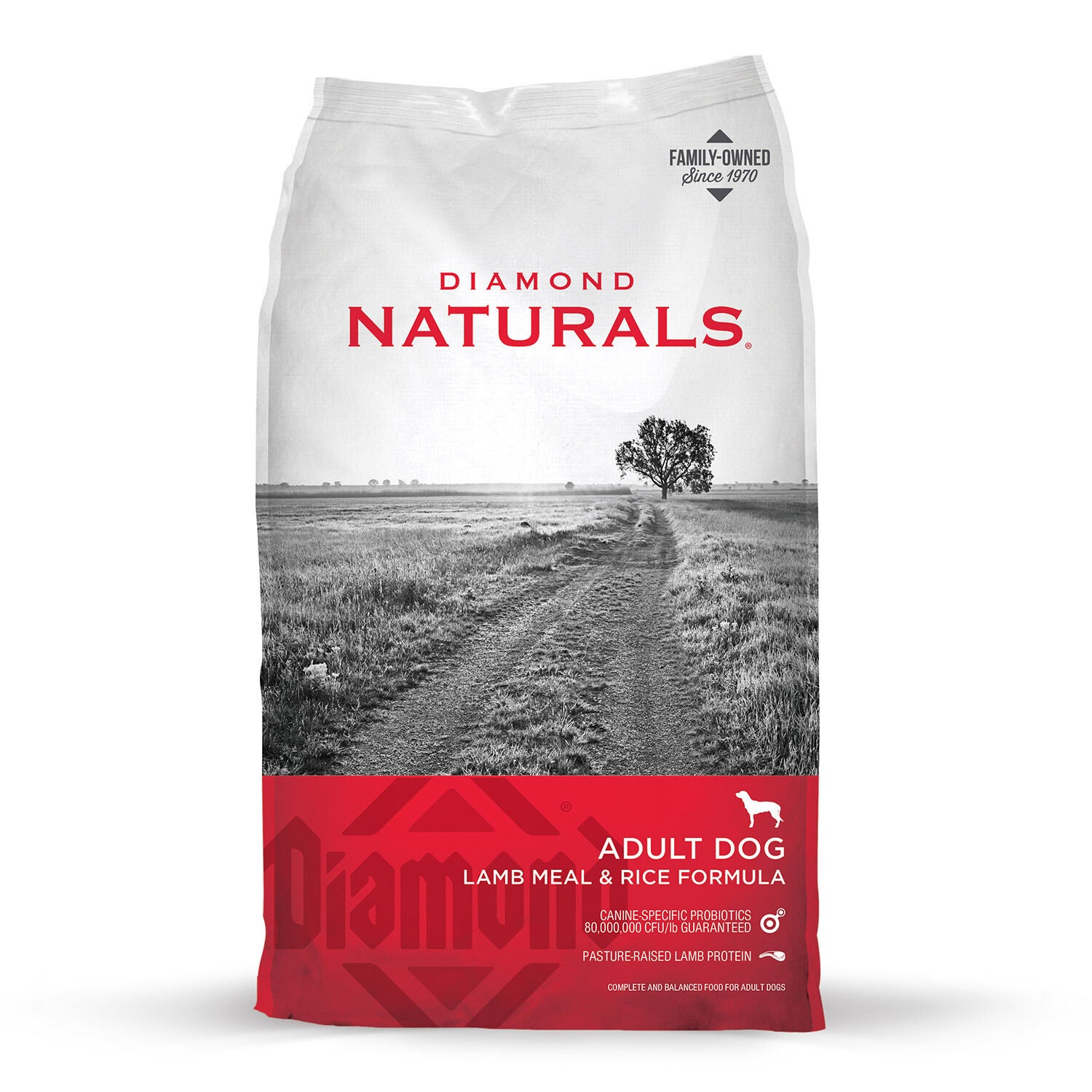 Diamond Naturals Adult Lamb Meal & Rice Formula Dry Dog Food, 40-Lb Bag