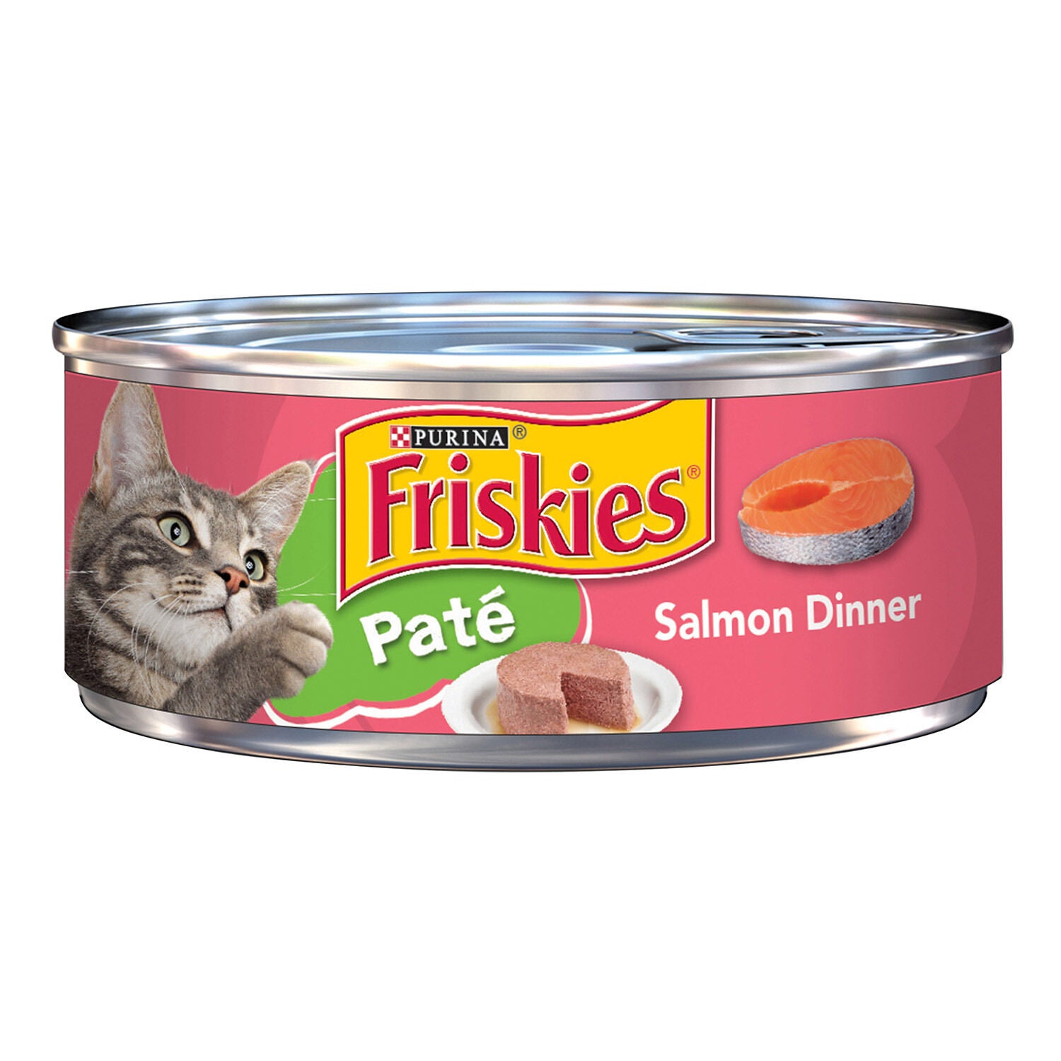 Friskies Classic Pate Salmon Dinner Wet Cat Food