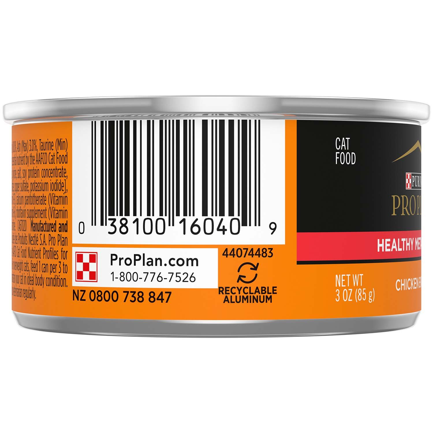 Purina Pro Plan High Protein Specialized Healthy Metabolism Formula Chicken Entr&eacute;e Wet Cat Food