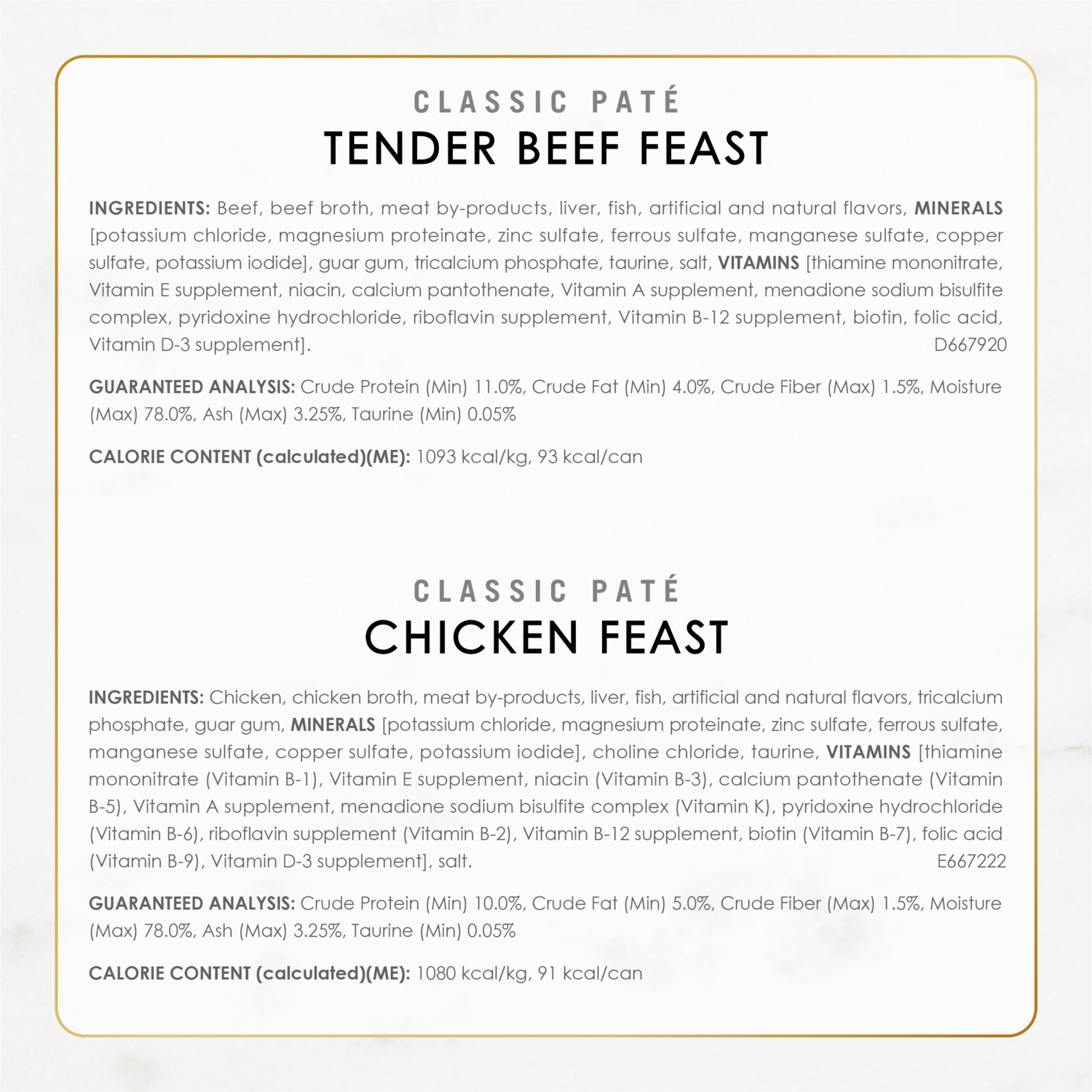 Fancy Feast Purina Classic Pat&eacute; Variety Pack Chicken, Turkey & Beef Wet Cat Food, 24-3Oz Cans