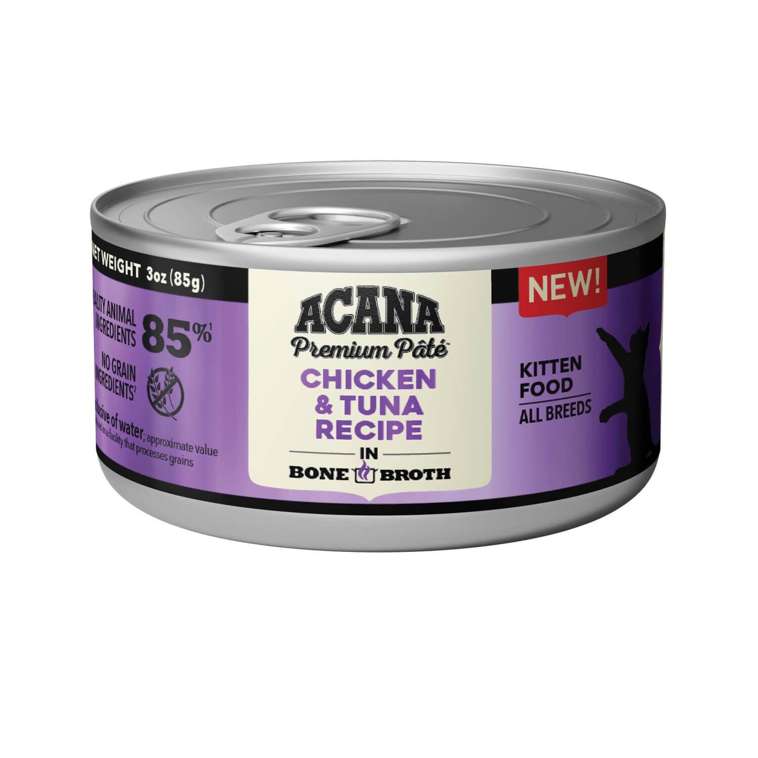 Acana Chicken & Tuna Recipe In Bone Broth Kitten Formula Wet Cat Food