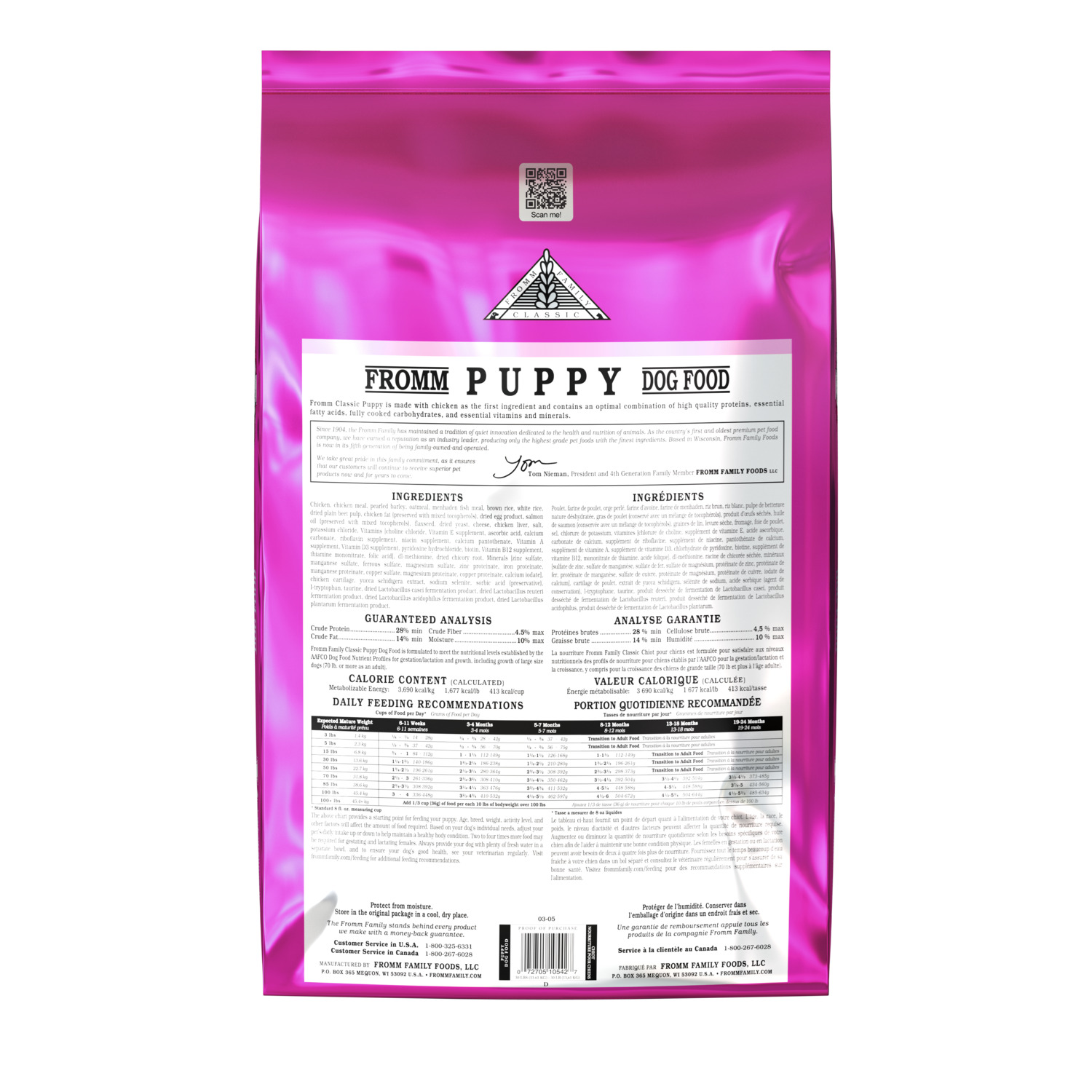 Fromm Classic Puppy Dry Dog Food, 30Lb