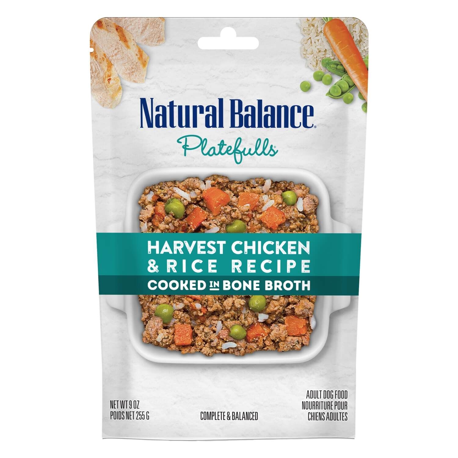 Natural Balance Platefulls Harvest Chicken & Rice Recipe Wet Dog Food