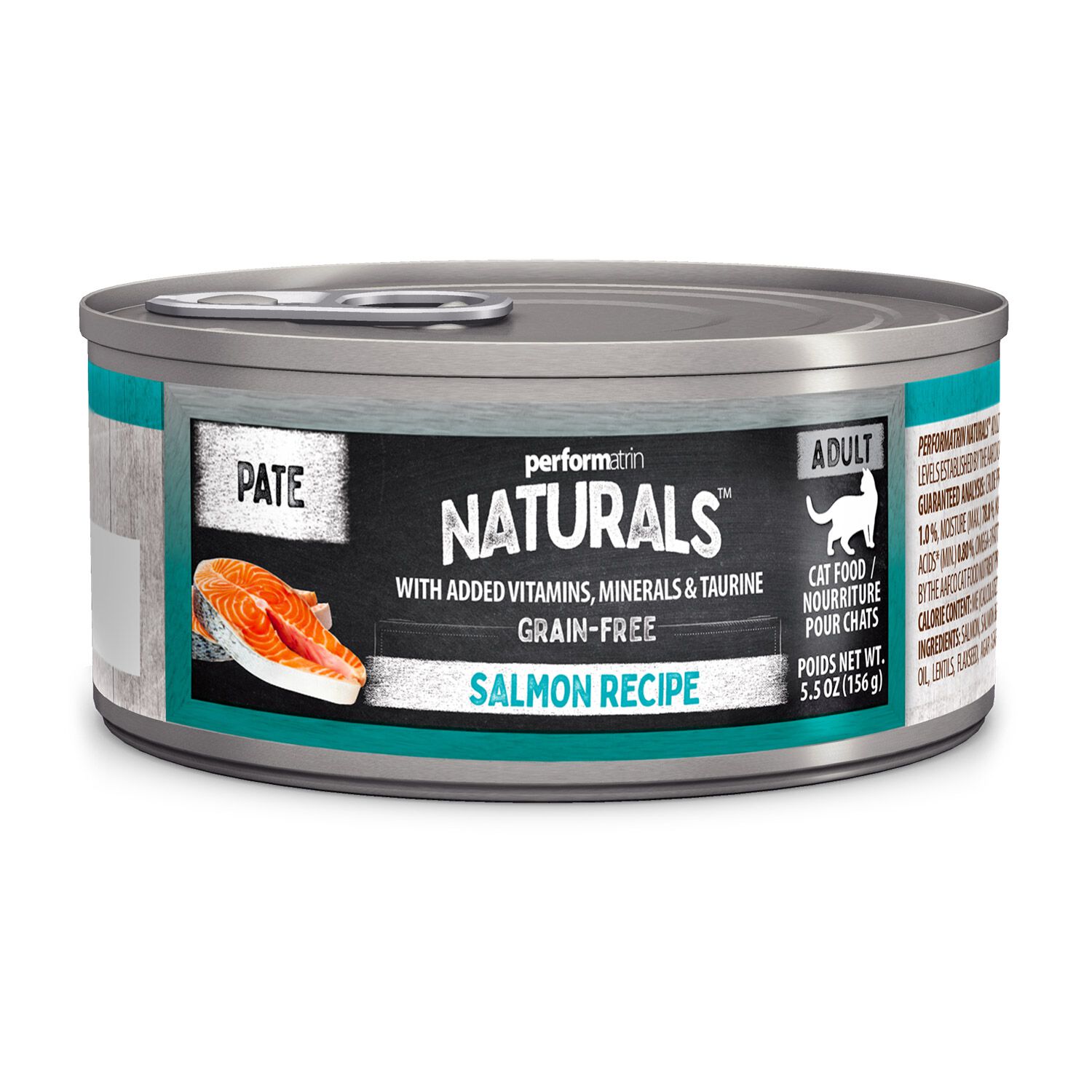 Performatrin Naturals Salmon Recipe Pate Adult Wet Cat Food, 13-Oz Pack Of 12