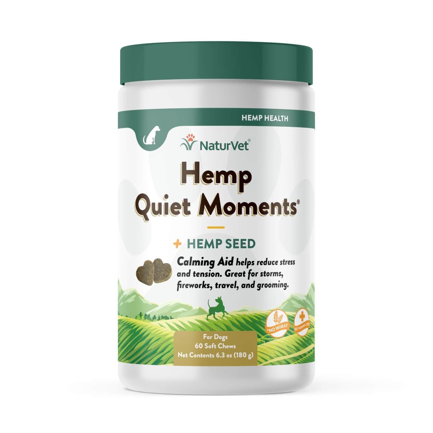 Naturvet Hemp Quiet Moments Calming Aid Soft Chews For Dogs