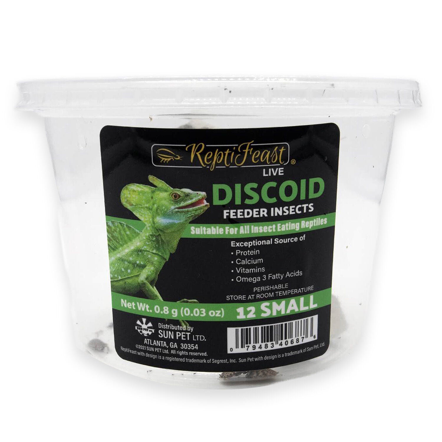 Reptifeast&reg; Small Discoid 12, Count