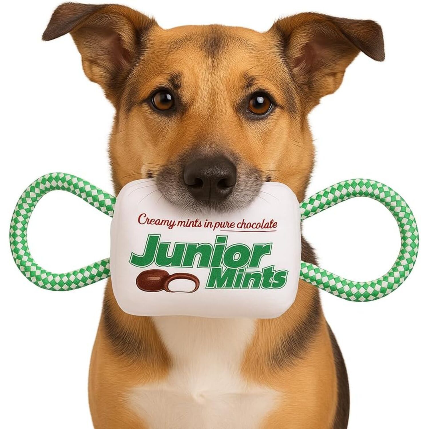 Tootsie Junior Mints Scented Squeaky Dog Toy, 14"