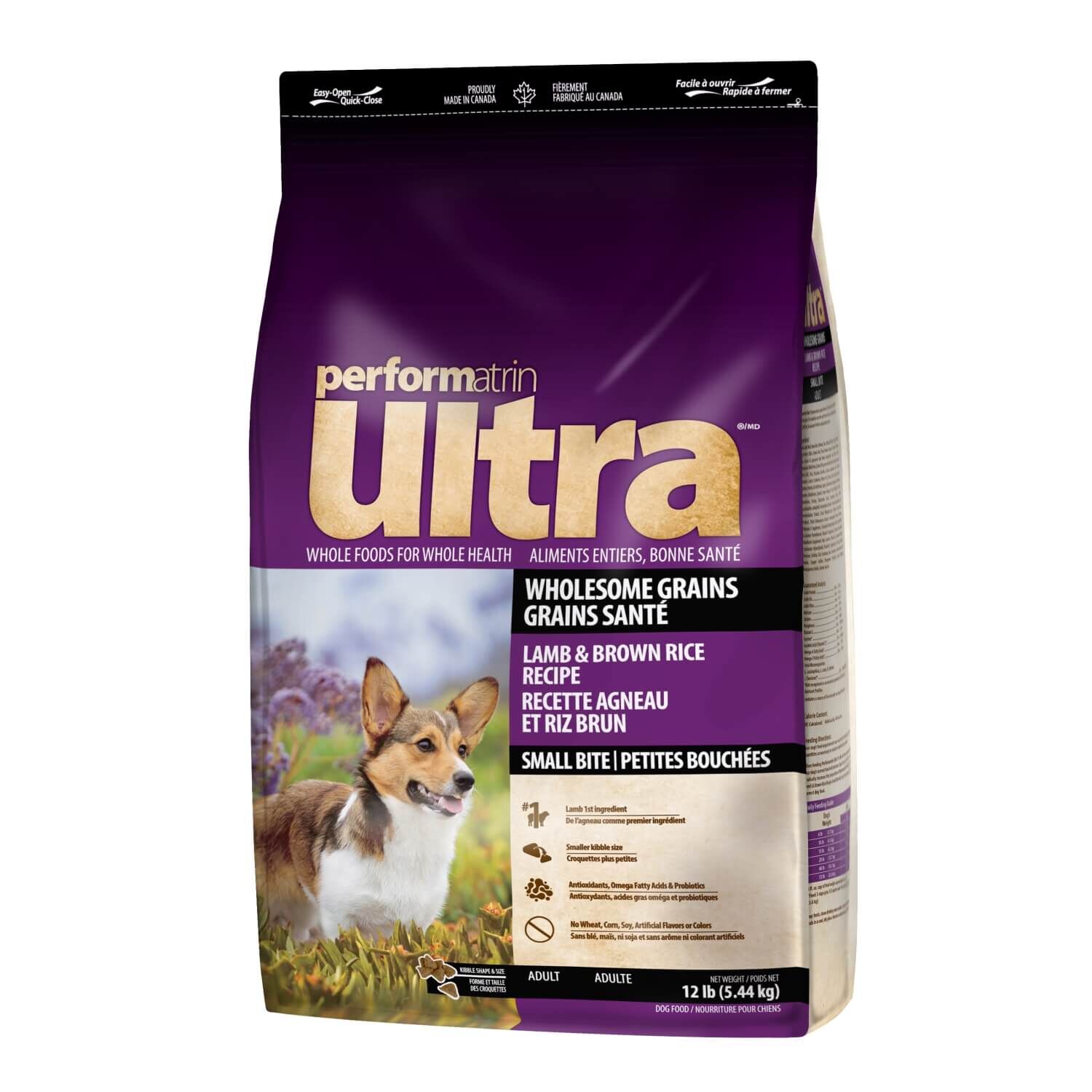 Performatrin Ultra Wholesome Grains Lamb & Brown Rice Recipe Small Bite Adult Dry Dog Food