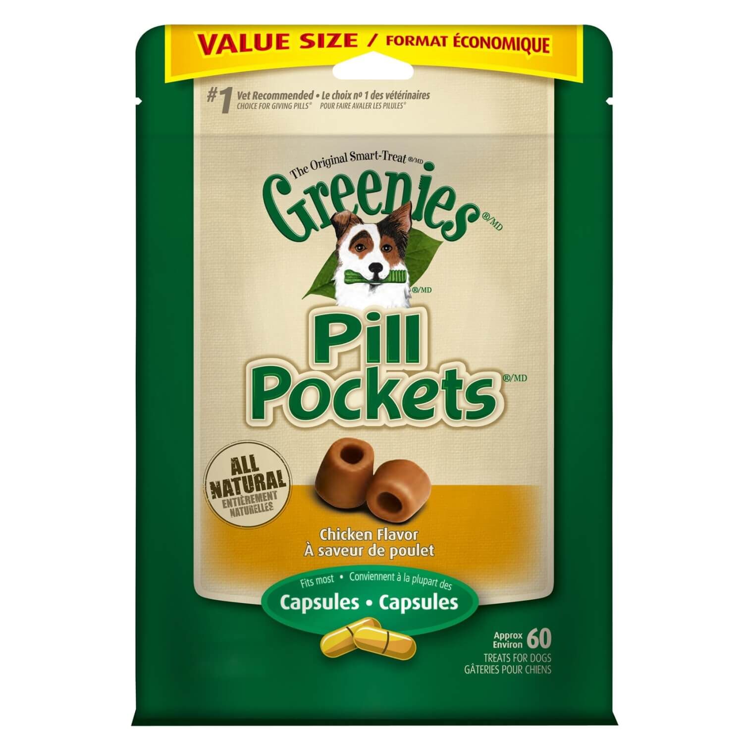 Pill Pockets - Chicken Value Size Dog Treat