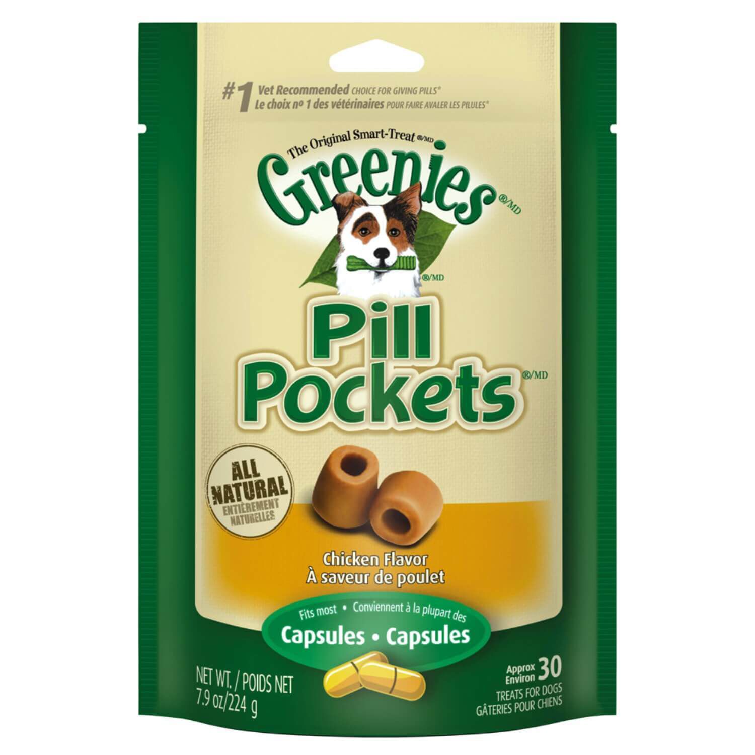 Greenies Pill Pockets Chicken Capsule Dog Treat