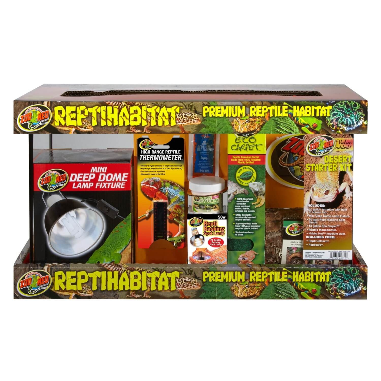 Reptihabitat 10 Gallon Desert Kit Reptile Enclosure
