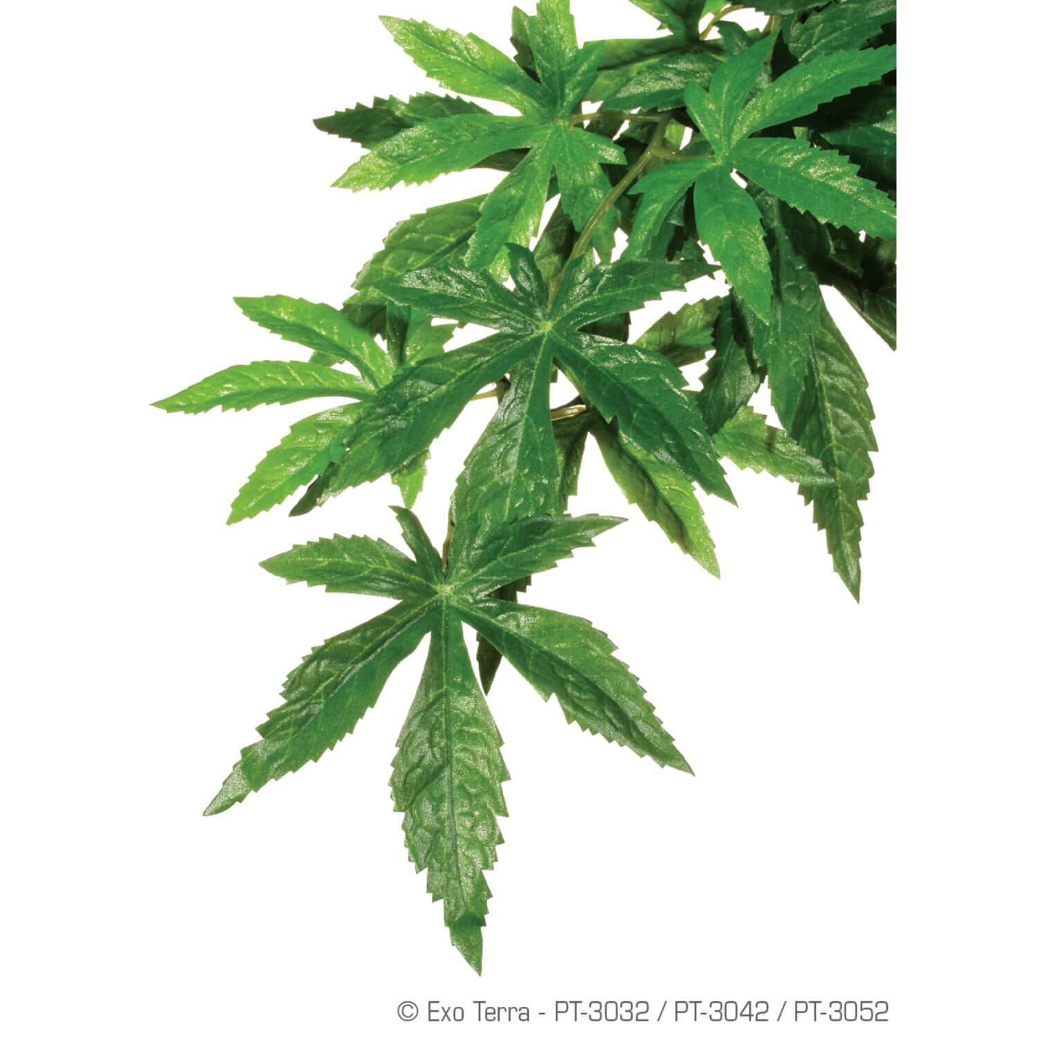 Exo-Terra Abutilon Silk Plant Habitat Decor, Medium
