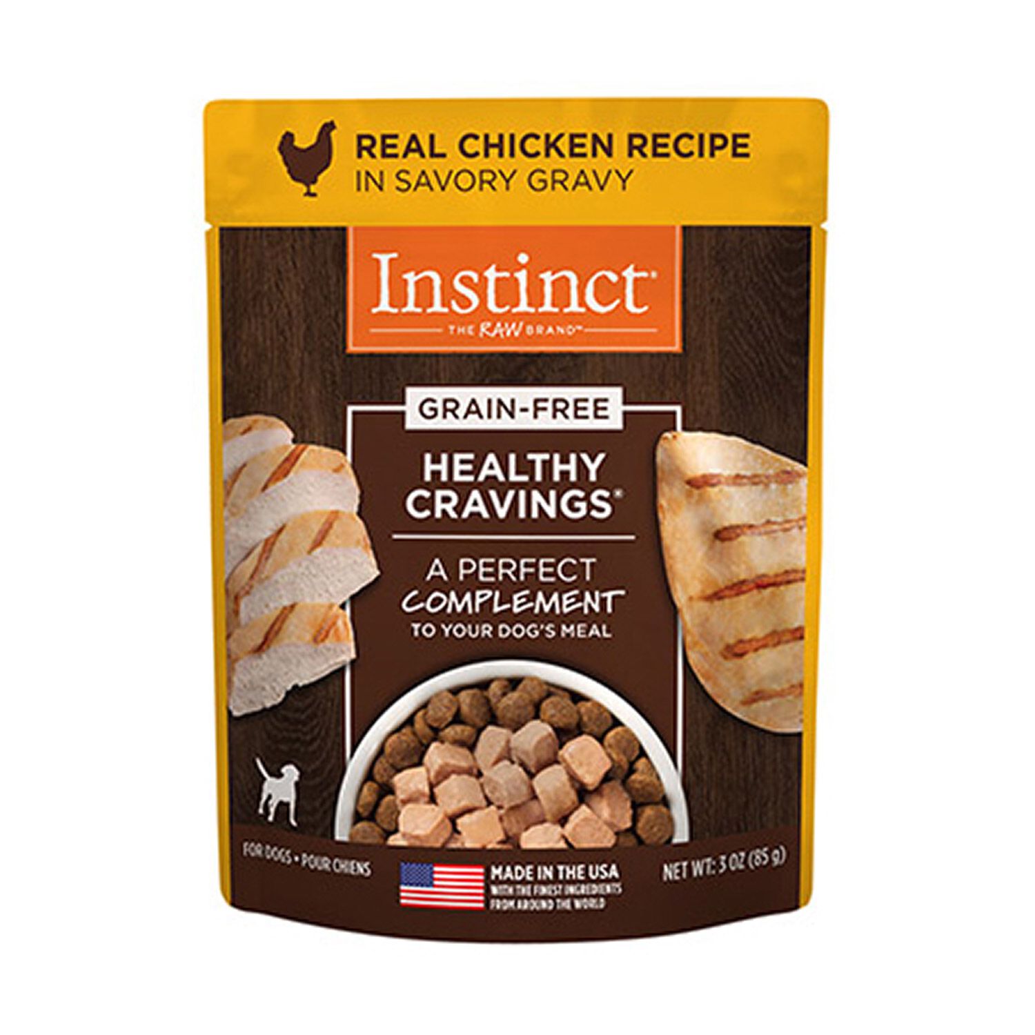 Instinct Healthy Cravings Grain-Free Chicken In Gravy Wet Dog Food Topper