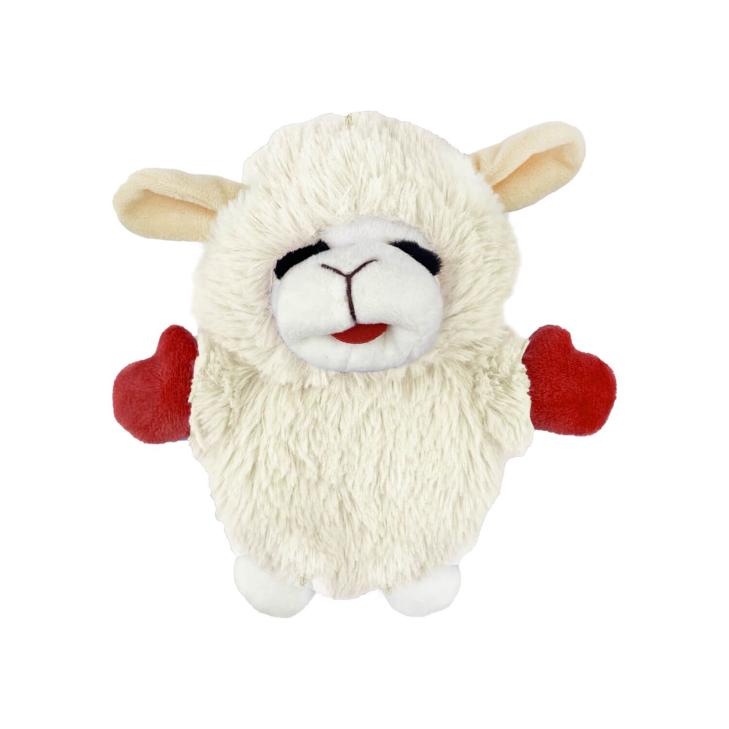 Mini Lamb Chop Crinkle Dog Toy, 6"