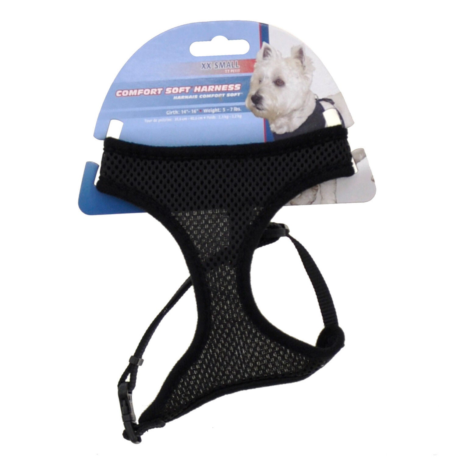 Coastal Pet Products Comfort Soft Adjustable Dog Harness - Black