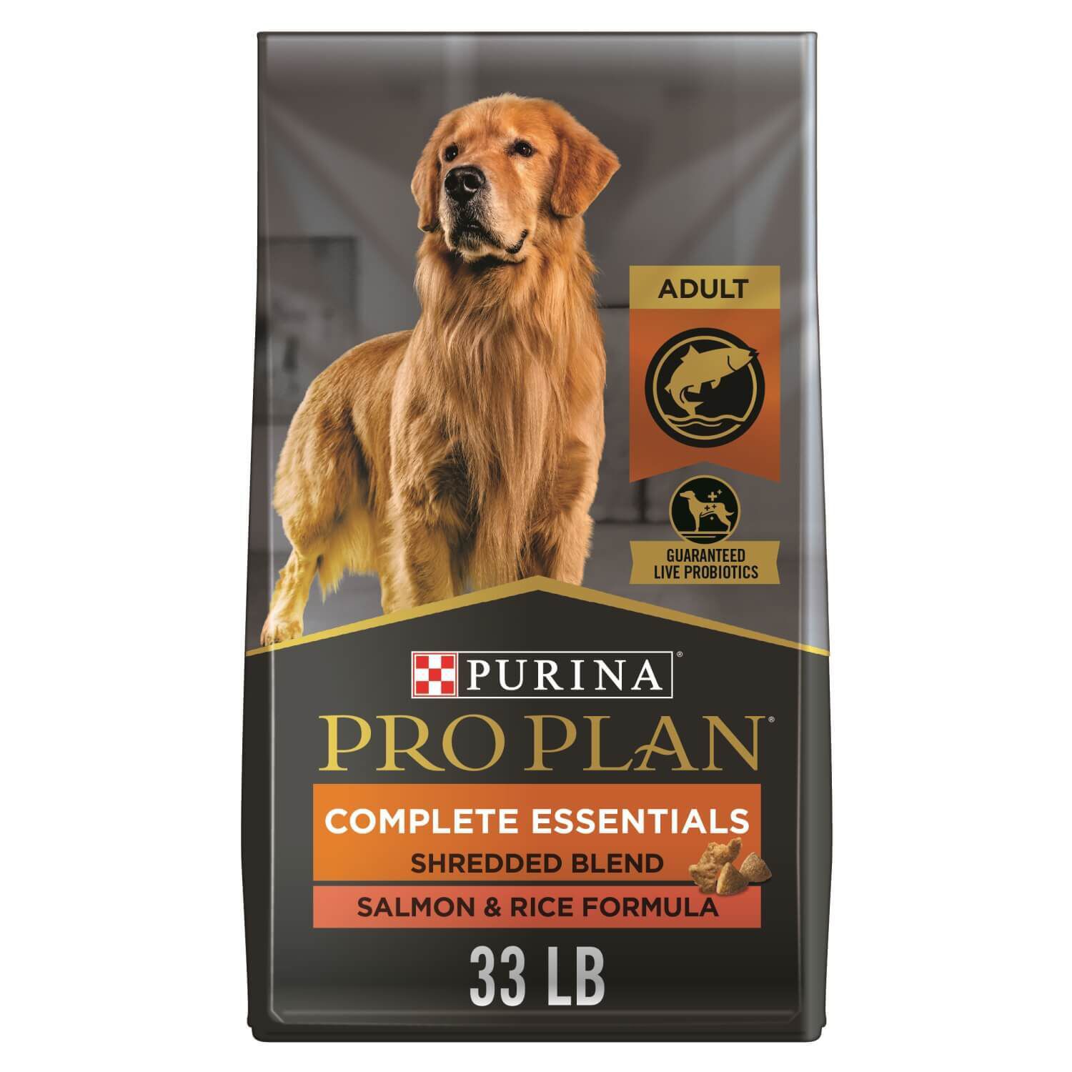 Purina Pro Plan Shredded Blend Salmon & Rice With Probiotics Dry Dog Food