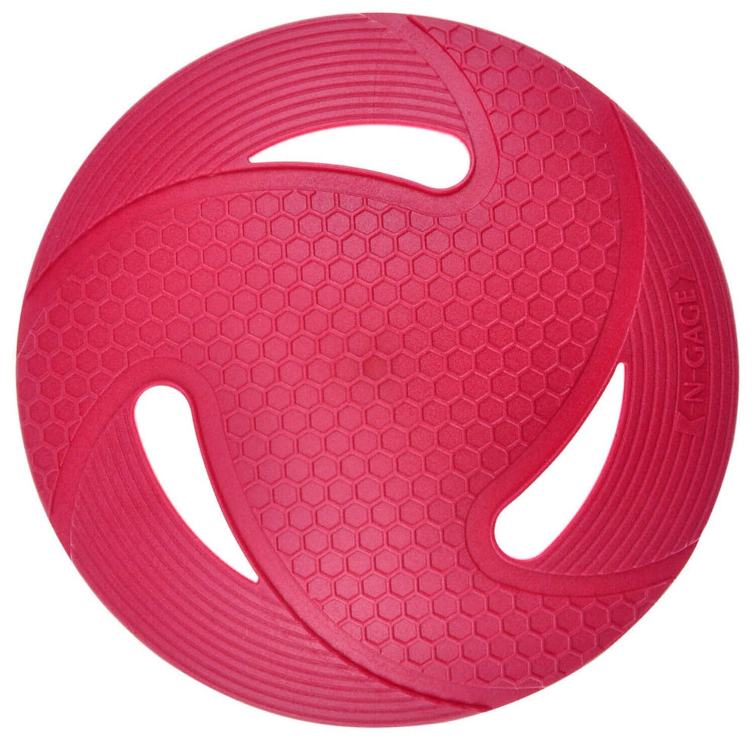 N-Gage Flyer Flying Disc Dog Toy, 9" - Red