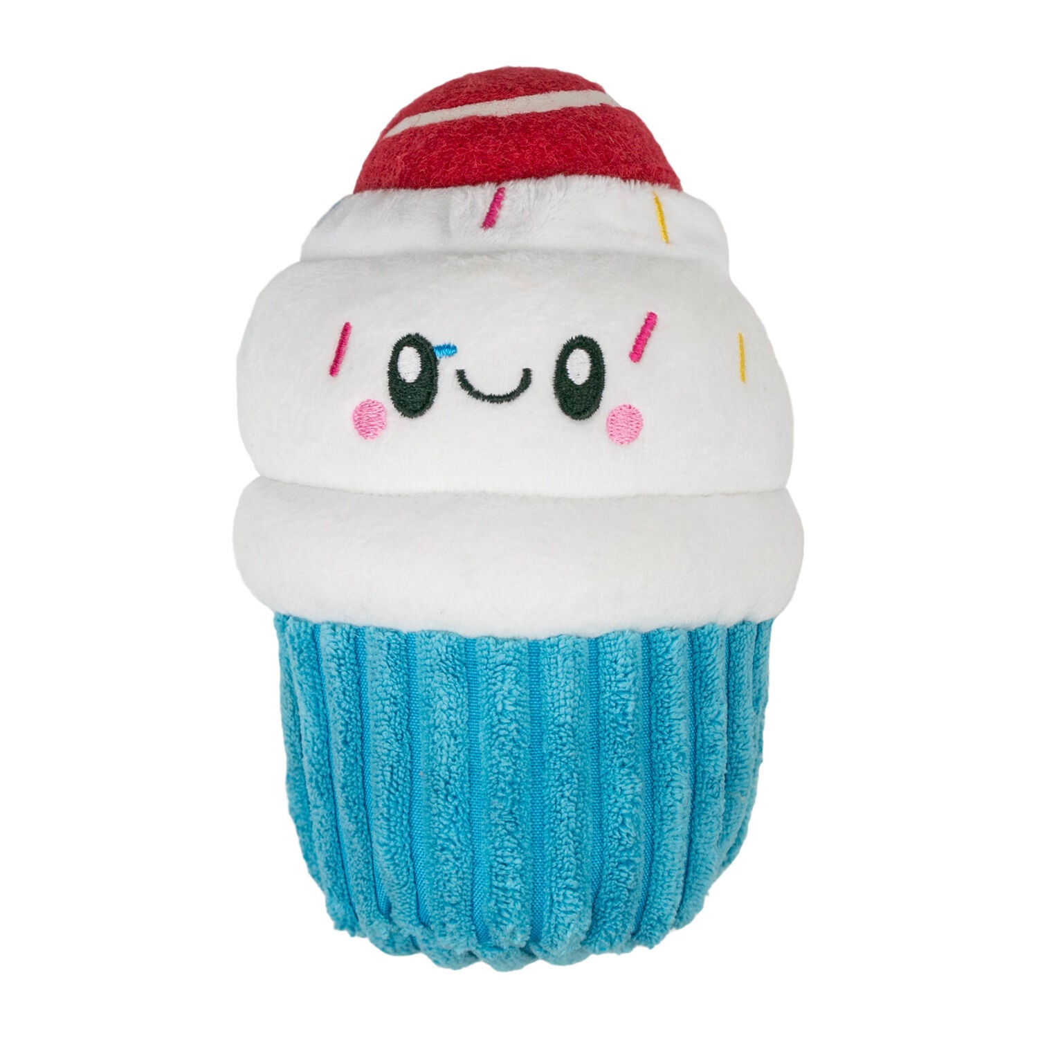 Territory Cupcake 2-In-1 Fetch Squeaker Dog Toy, 6"