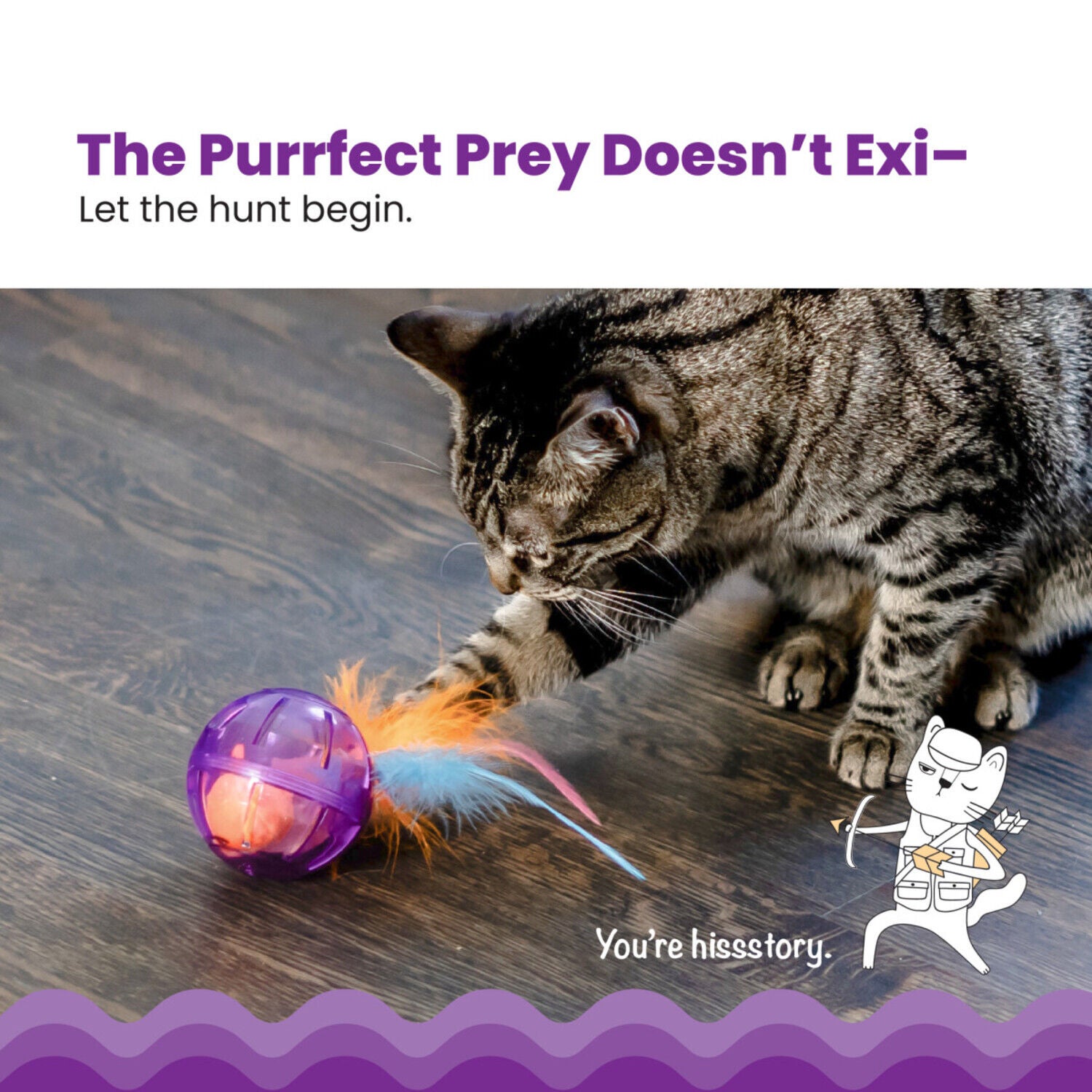 Catstages Hamster Ball Interactive Treat Dispensing Cat Toy