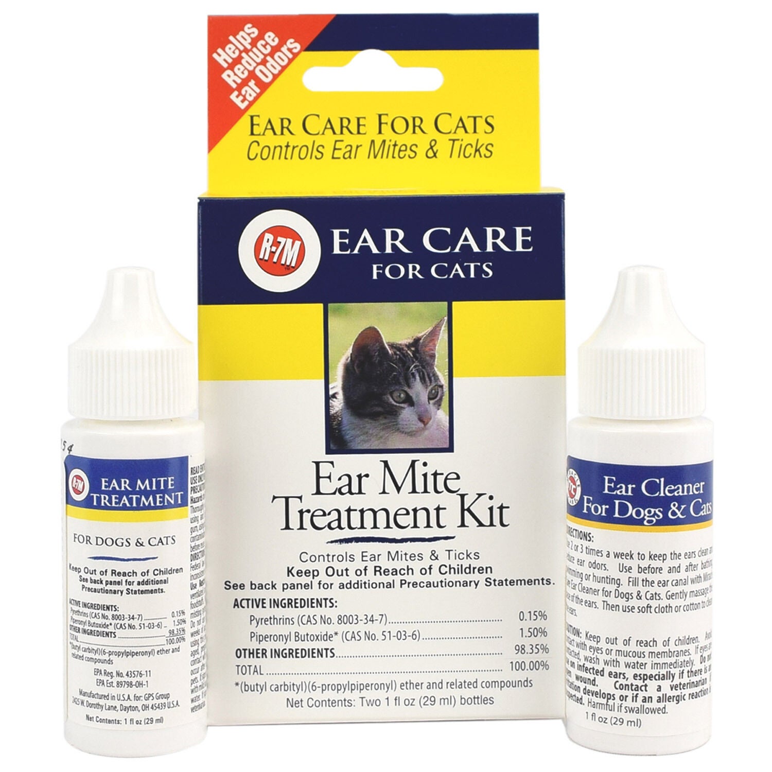 R-7M Ear Mite Treatment Kit