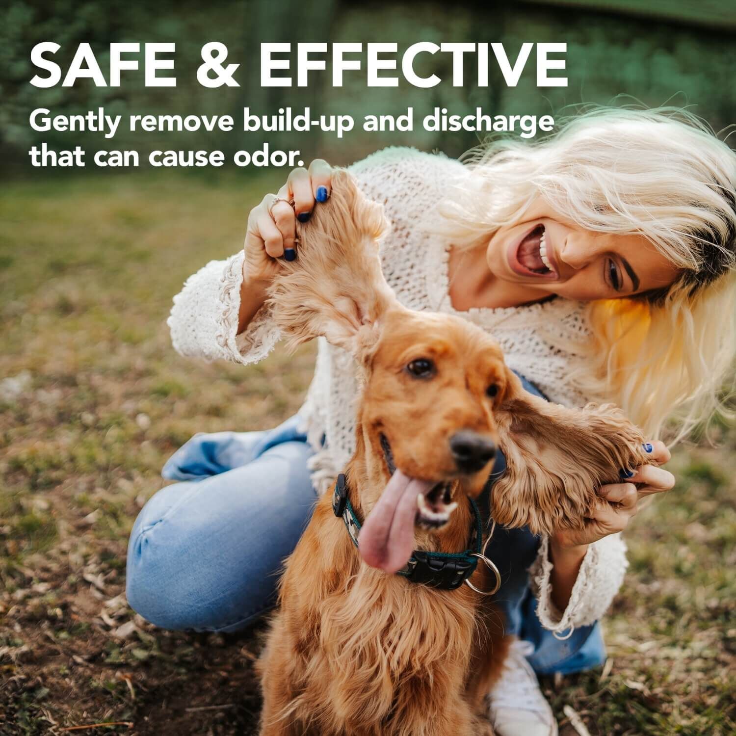 Vet's Best Ear Relief Finger Wipes For Dogs, 50 Ct