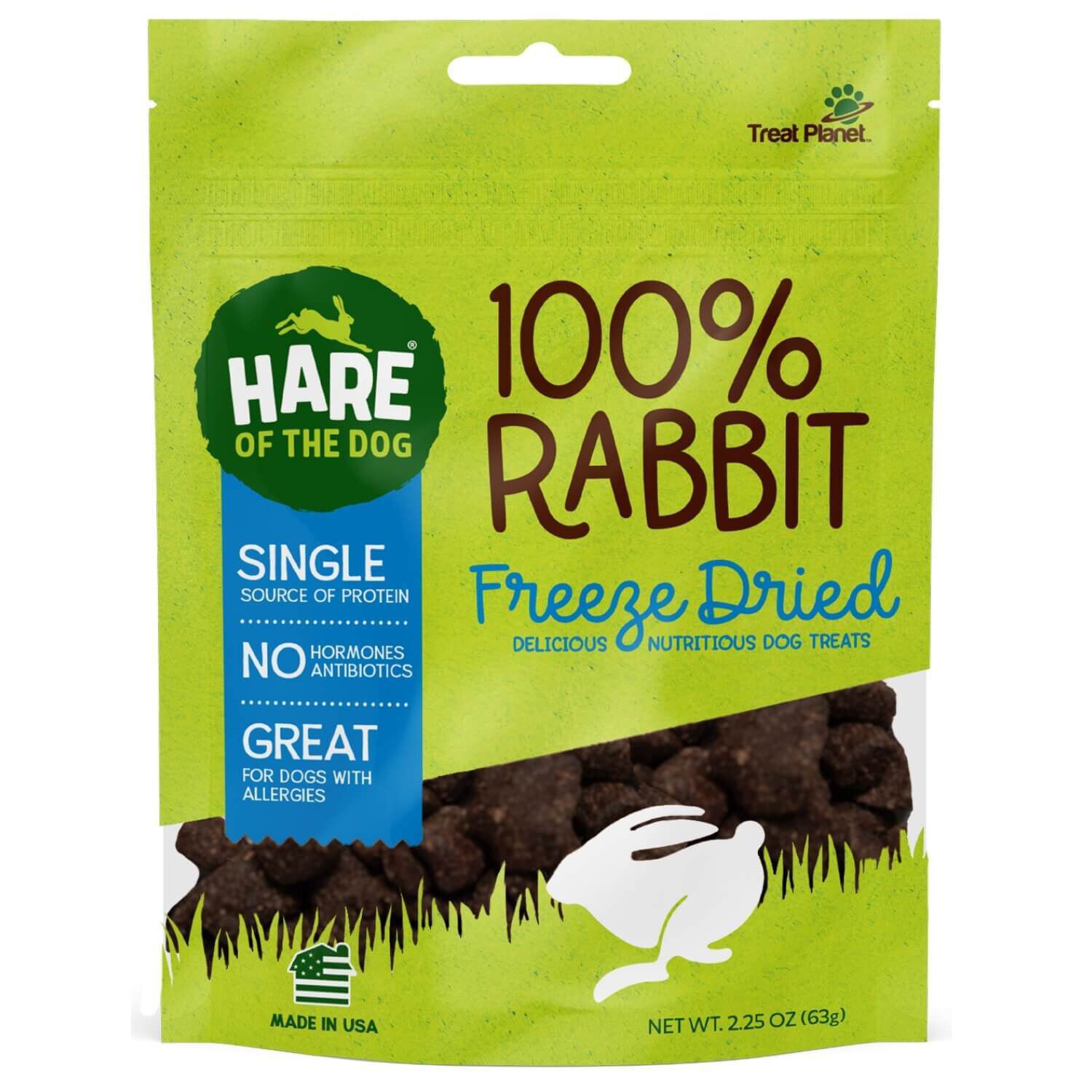 Hare Of The Dog 100% Rabbit Freeze-Dried Dog Treats