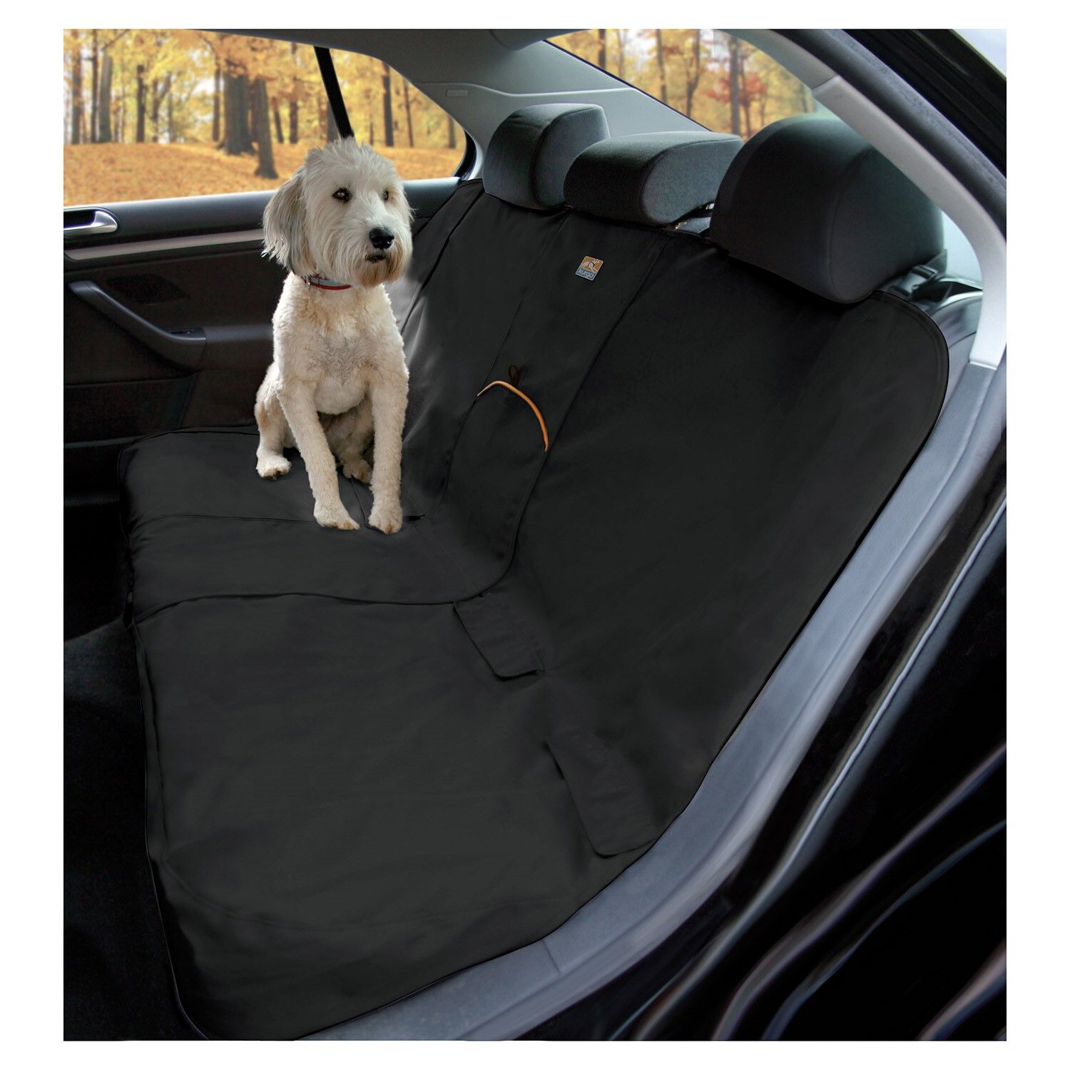 Kurgo Waterproof Back Bench Seat Cover, Black, 55"