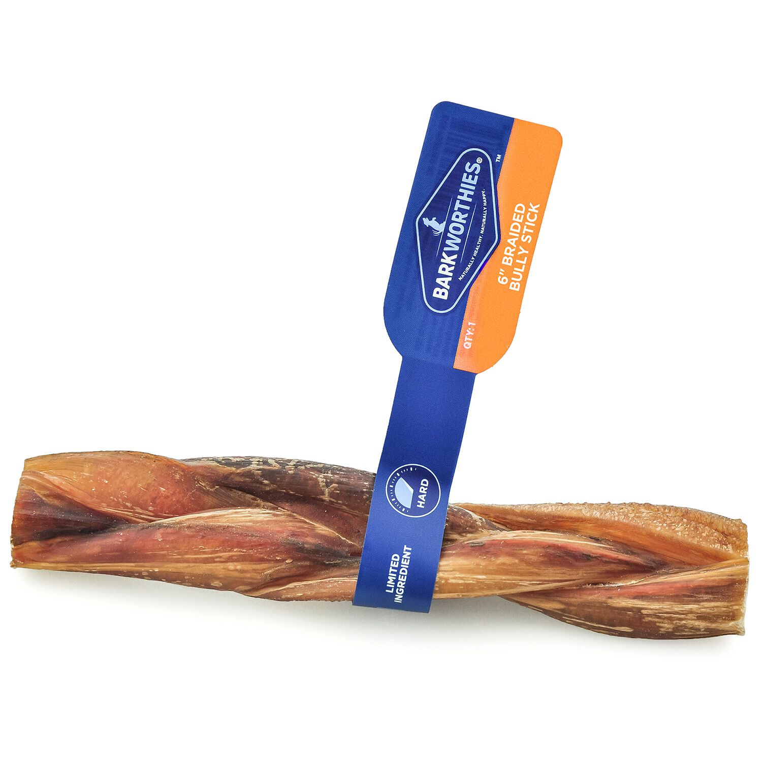 Barkworthies Braided Bully Dog Treat