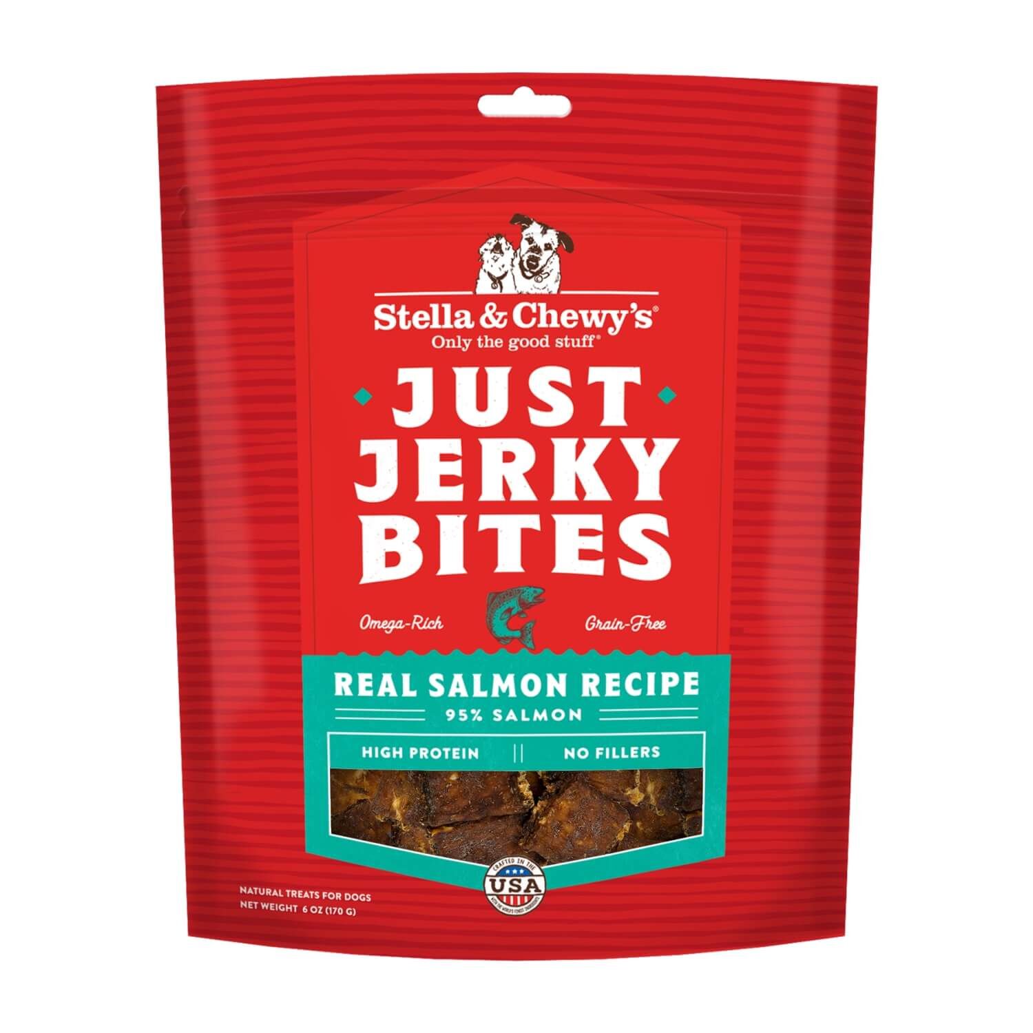 Just Jerky Bites Salmon Dog Treats