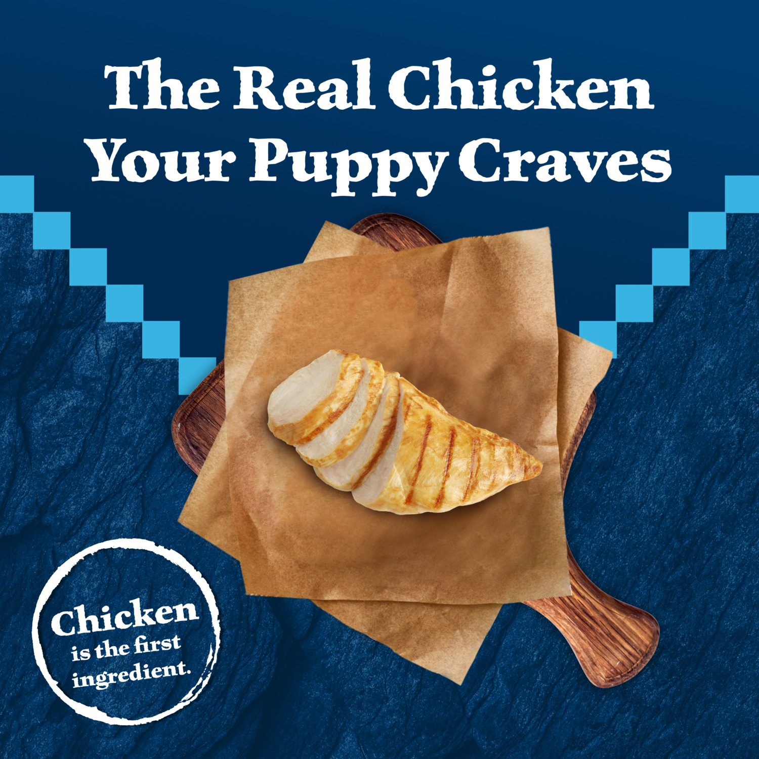 Blue Buffalo Wilderness Chicken Recipe High-Protein Puppy Dry Dog Food