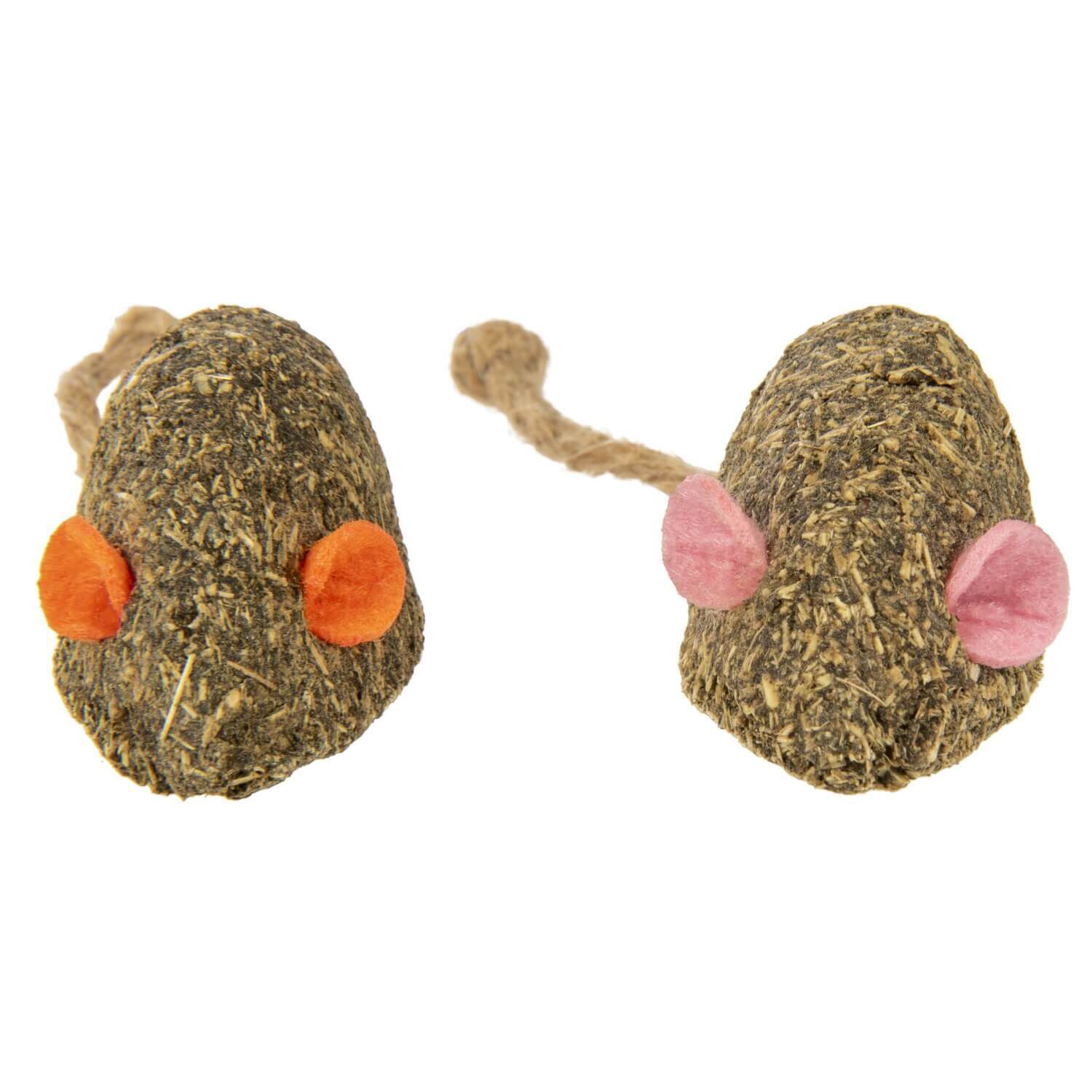 Instincts By Smartykat&reg; Mousy Mayhem Happynip Silvervine & Catnip Compressed Catnip Cat Toy, Set Of 2