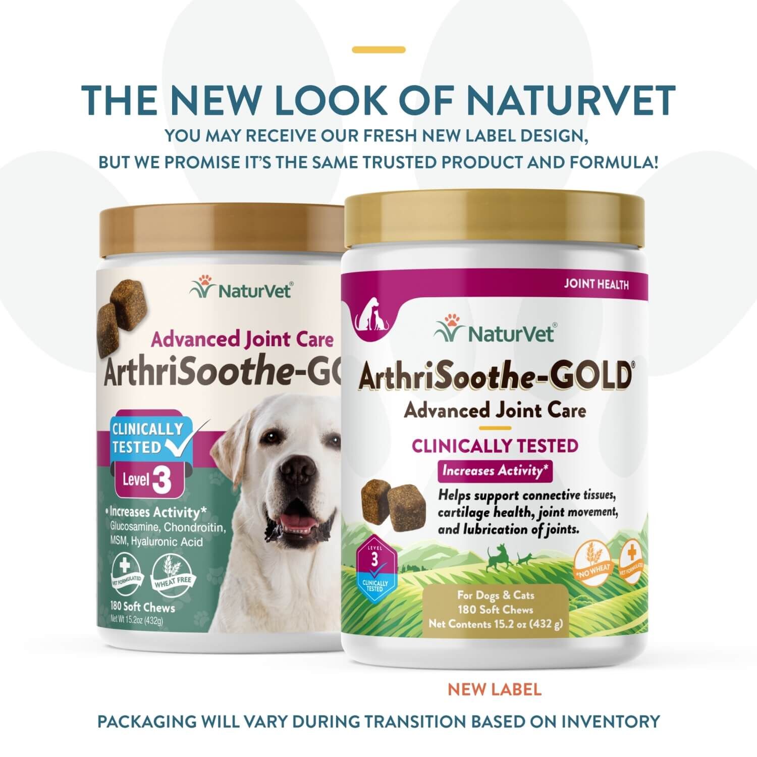 Naturvet Arthrisoothe-Gold Advanced Joint Care Soft Chew Dog & Cat Supplements