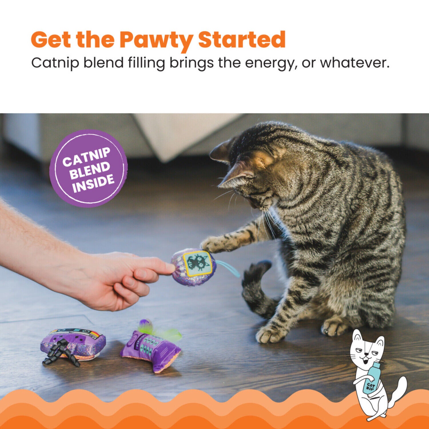 Catstages So Meowsome 90S Catnip Filled Cat Toys - Multipack