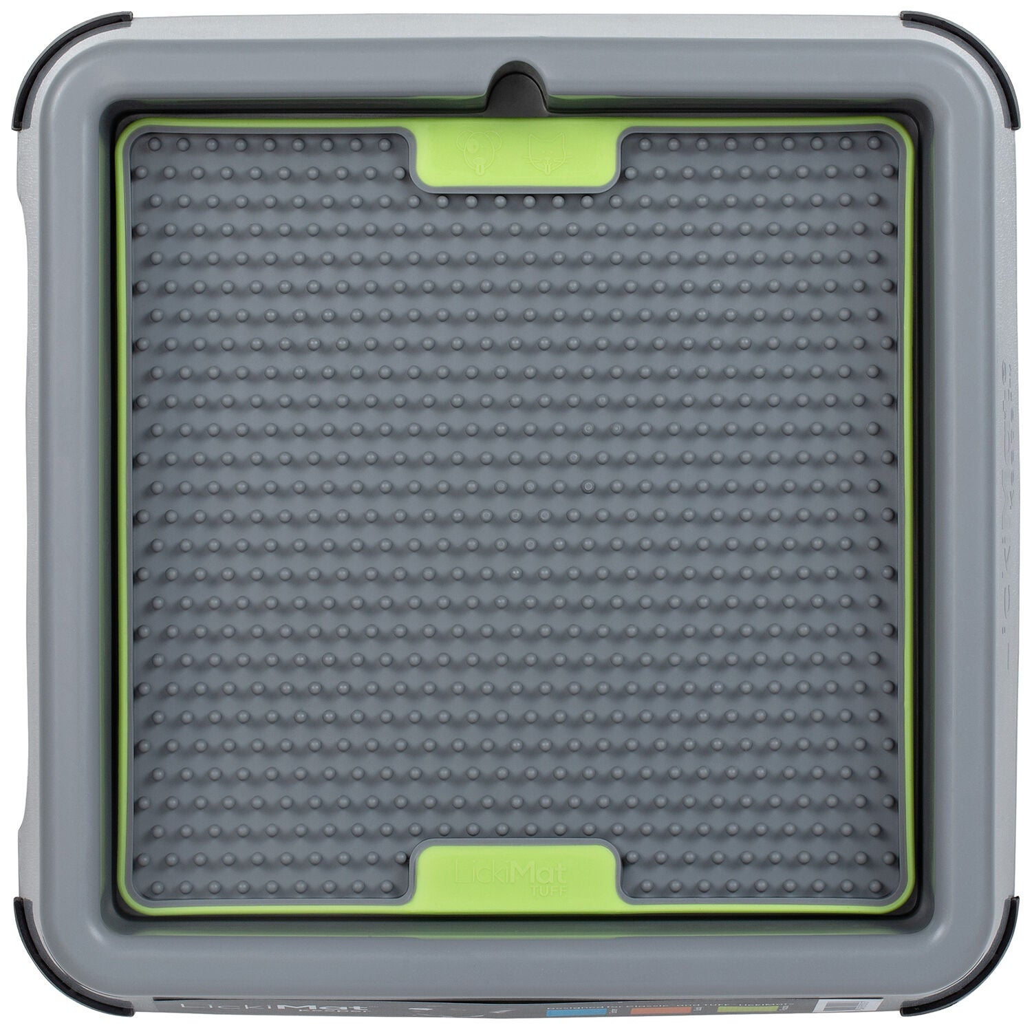Lickimat Keeper Textured Lickmat & Slow Feeder Dog Bowl - Grey