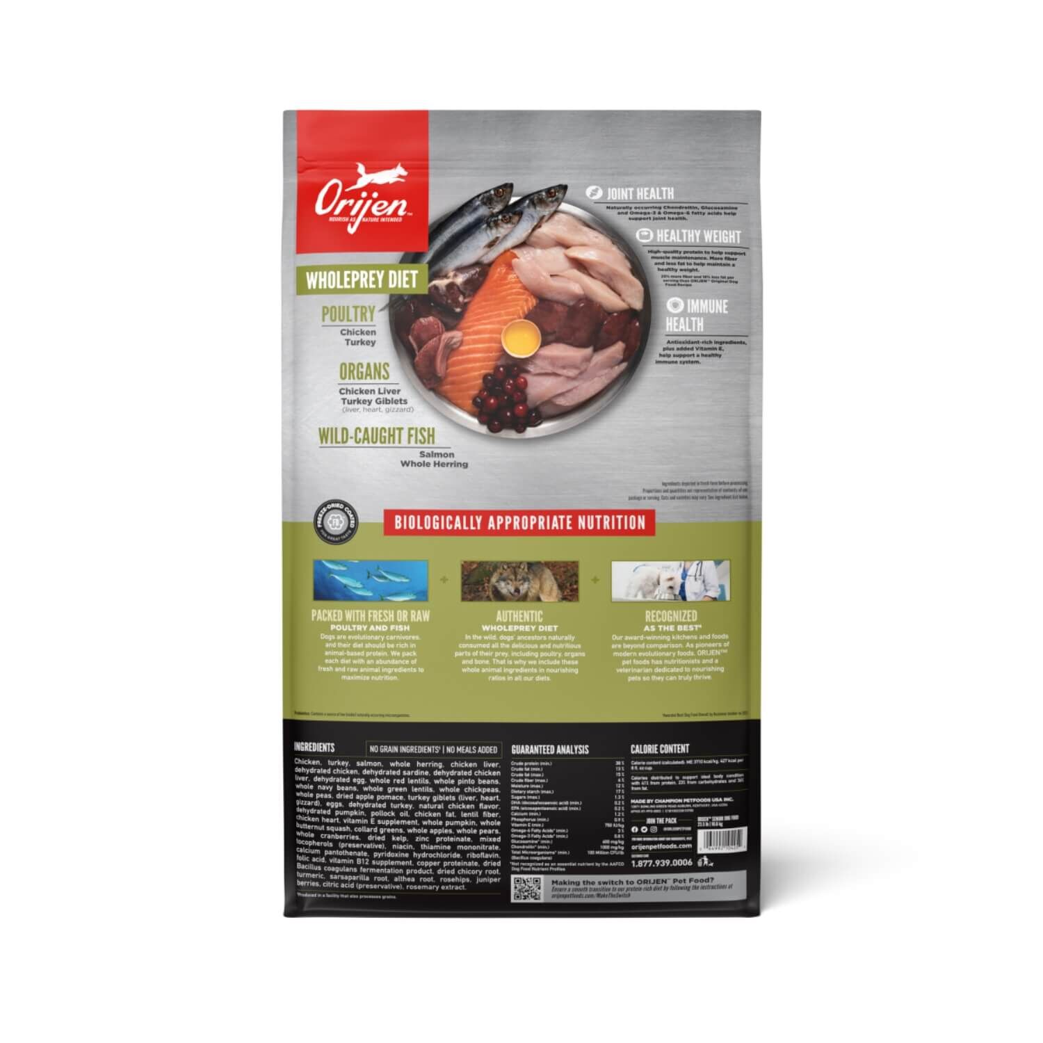 Orijen Senior Grain Free High Protein Dry Dog Food