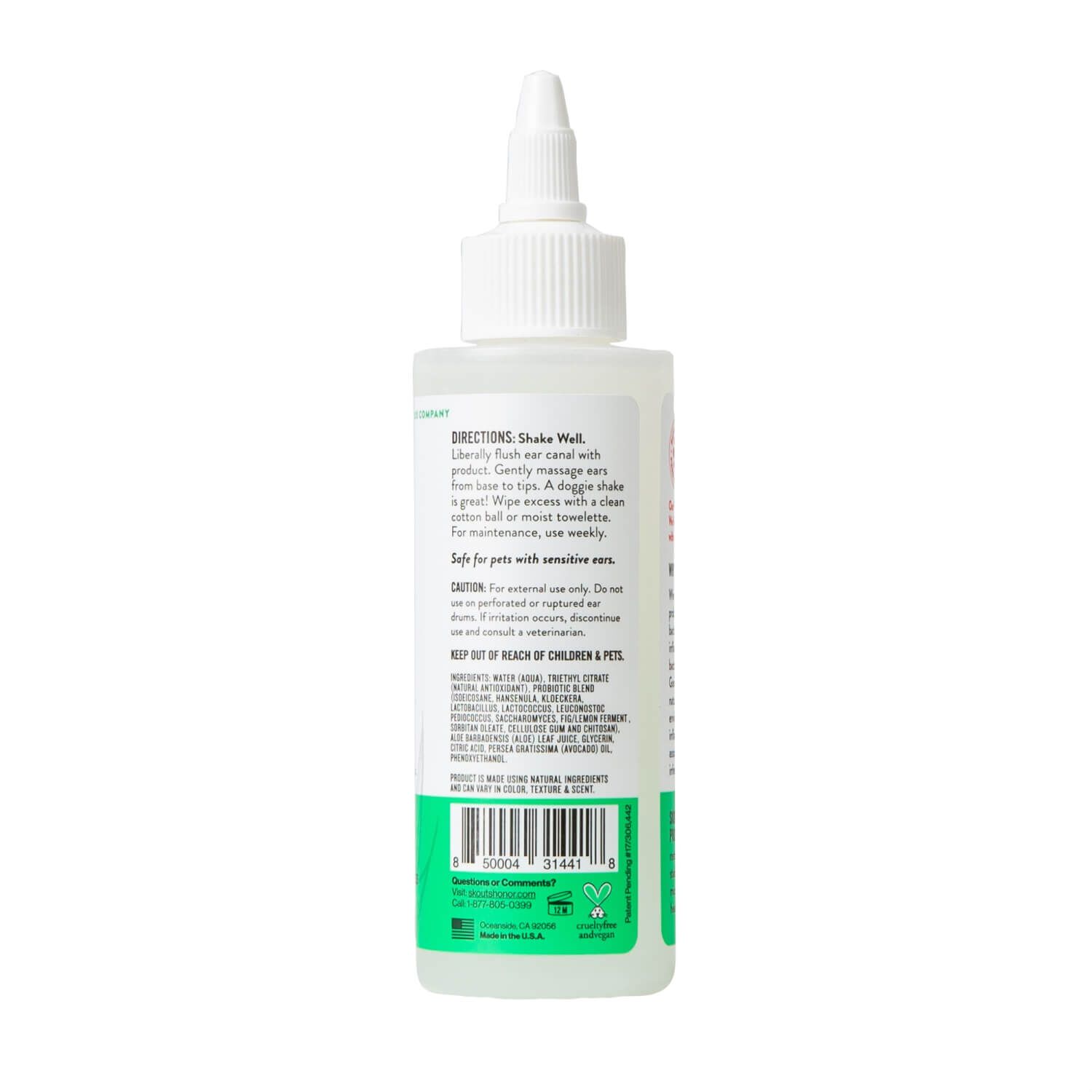 Skout's Honor Probiotic Ear Cleaner For Dogs & Cats