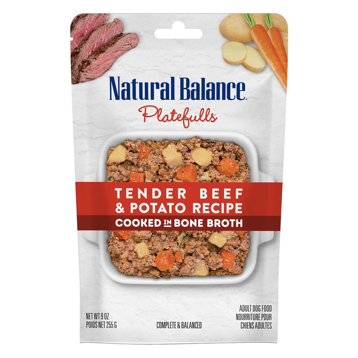 Natural Balance Platefulls Tender Beef & Potato Recipe Wet Dog Food