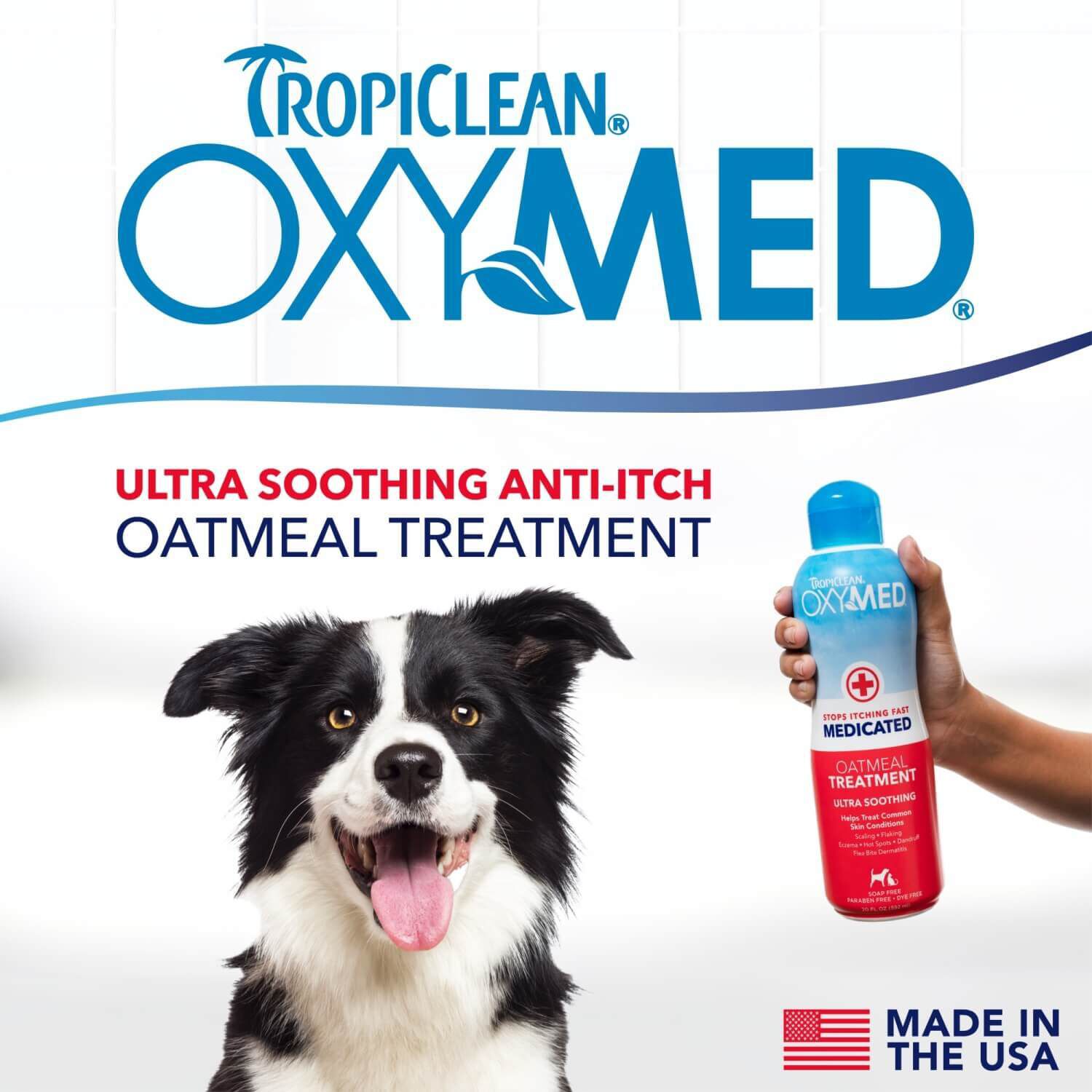 Tropiclean Oxymed Medicated Anti-Itch Conditioning Treatment For Dogs & Cats