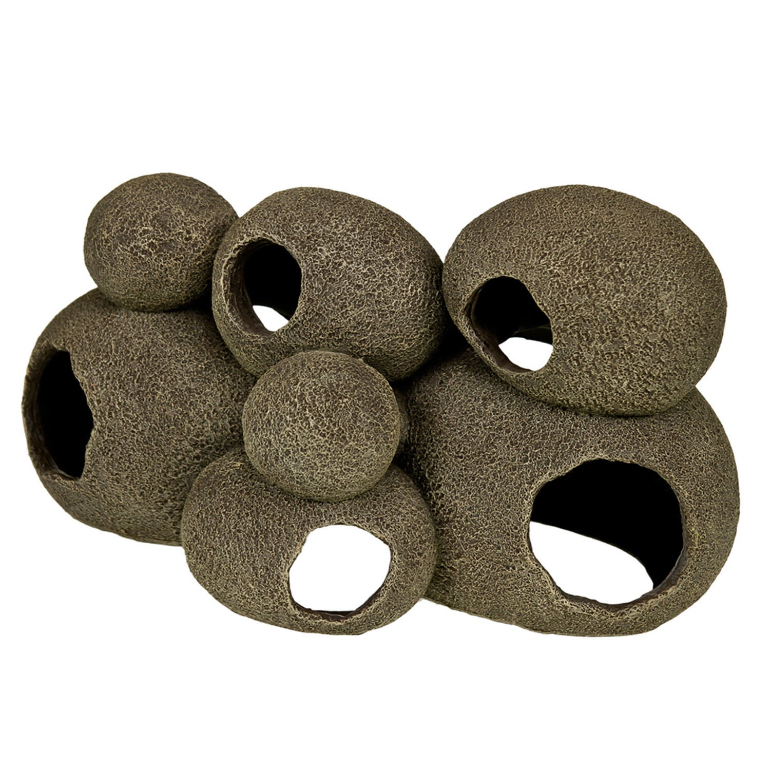 Blue Ribbon Exotic Environments Swimthrough Stone Pile Large Aquarium Ornament