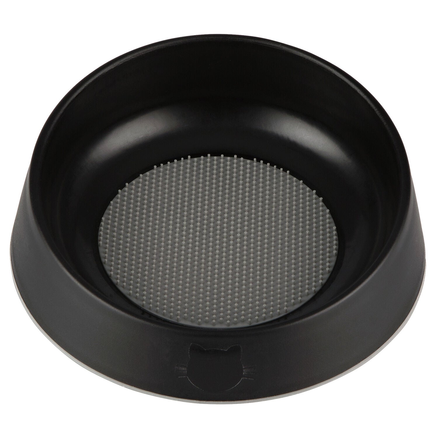 Lickimat O.H. Oral Health Lickmat & Slow Feeder Cat Bowl - Black