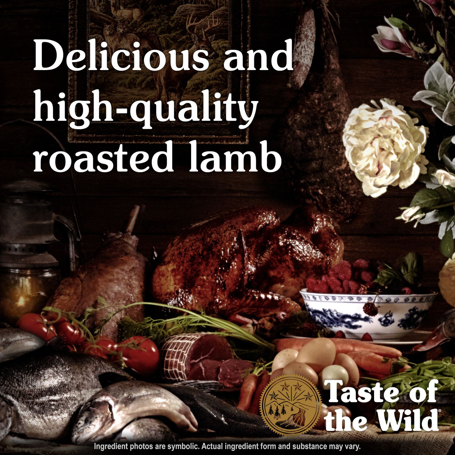 Taste Of The Wild Dry Dog Food, Ancient Mountain Canine Recipe With Roasted Lamb, 28-Lb Bag