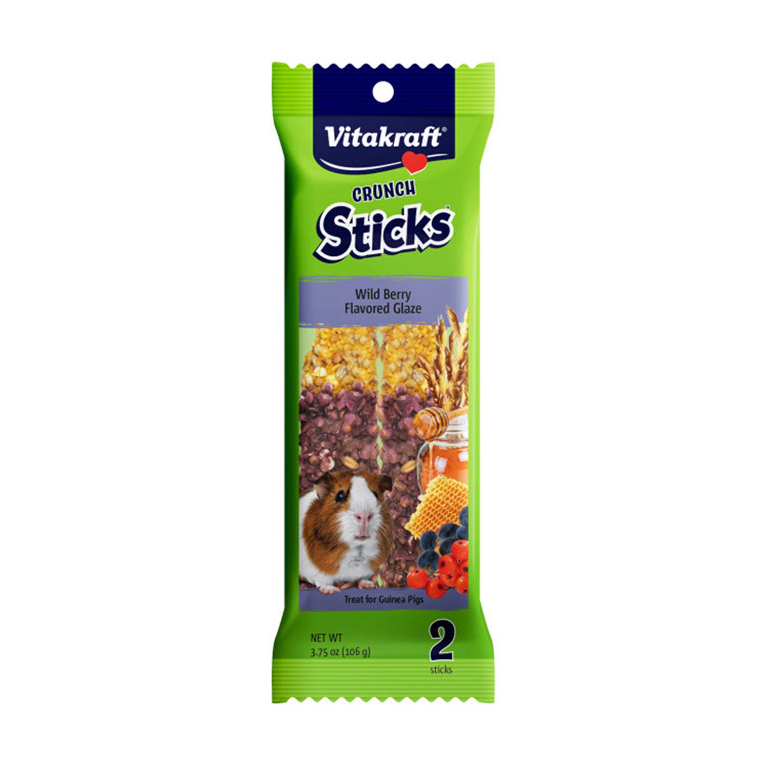 Guinea Pig Crunch Sticks Wild Berry Glazed Treat