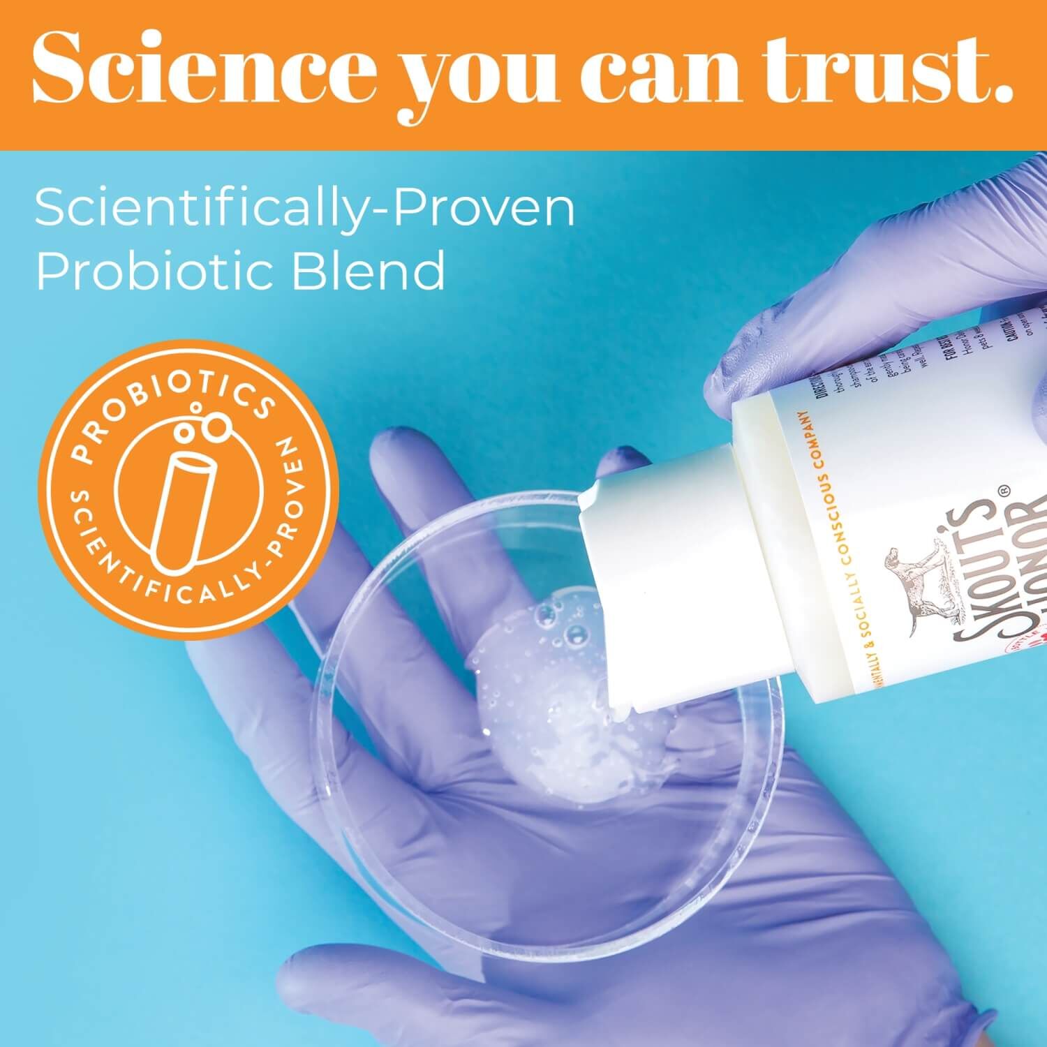 Skout's Honor Daily Use Probiotic Detangler For Dogs, Honeysuckle Scented