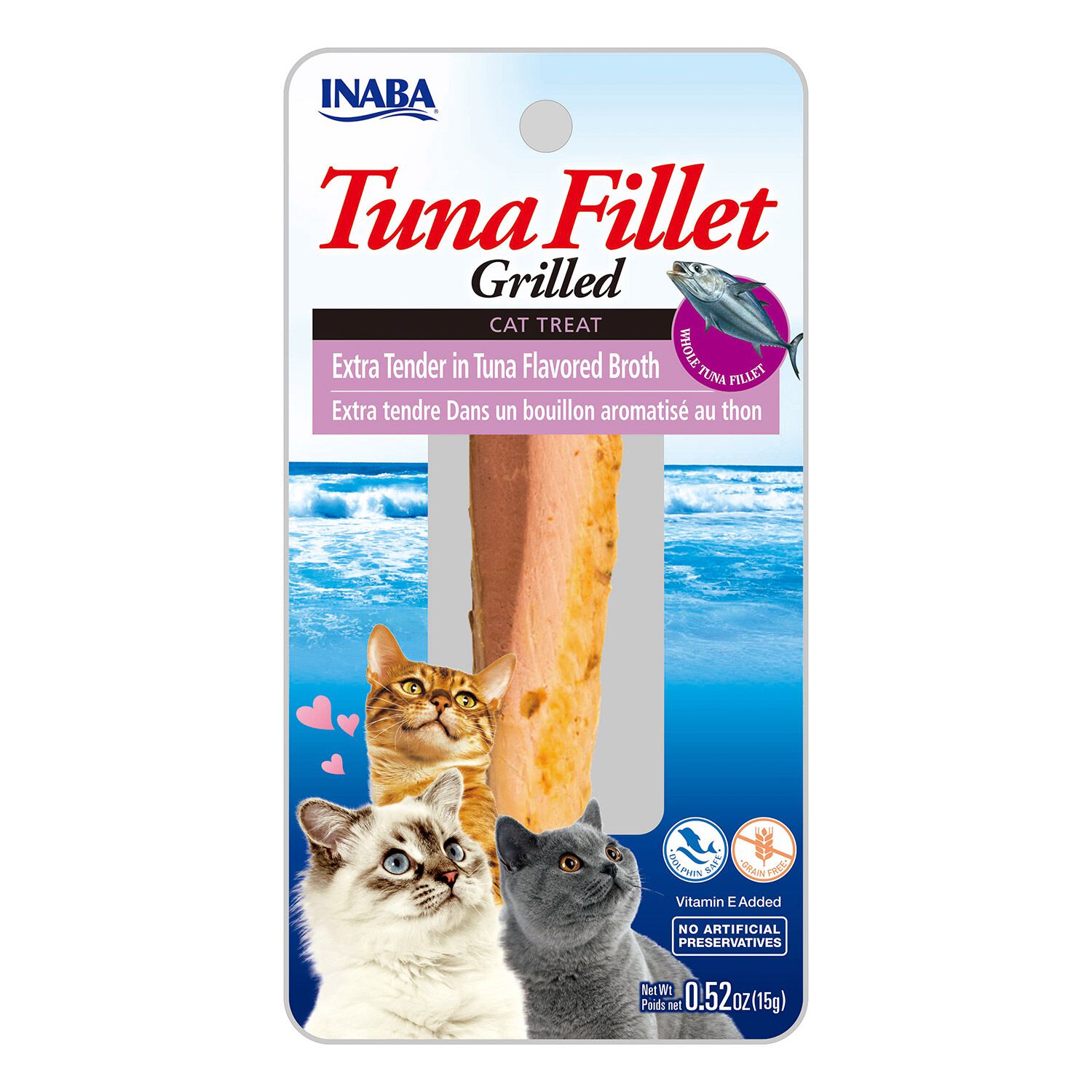 Inaba Grilled Tuna Fillet Extra Tender In Tuna Flavored Broth Cat Treat
