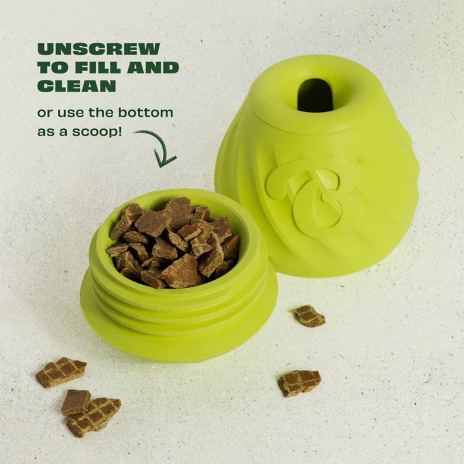 Benebone Rubber Pawbler Treat Dispensing Dog Toy