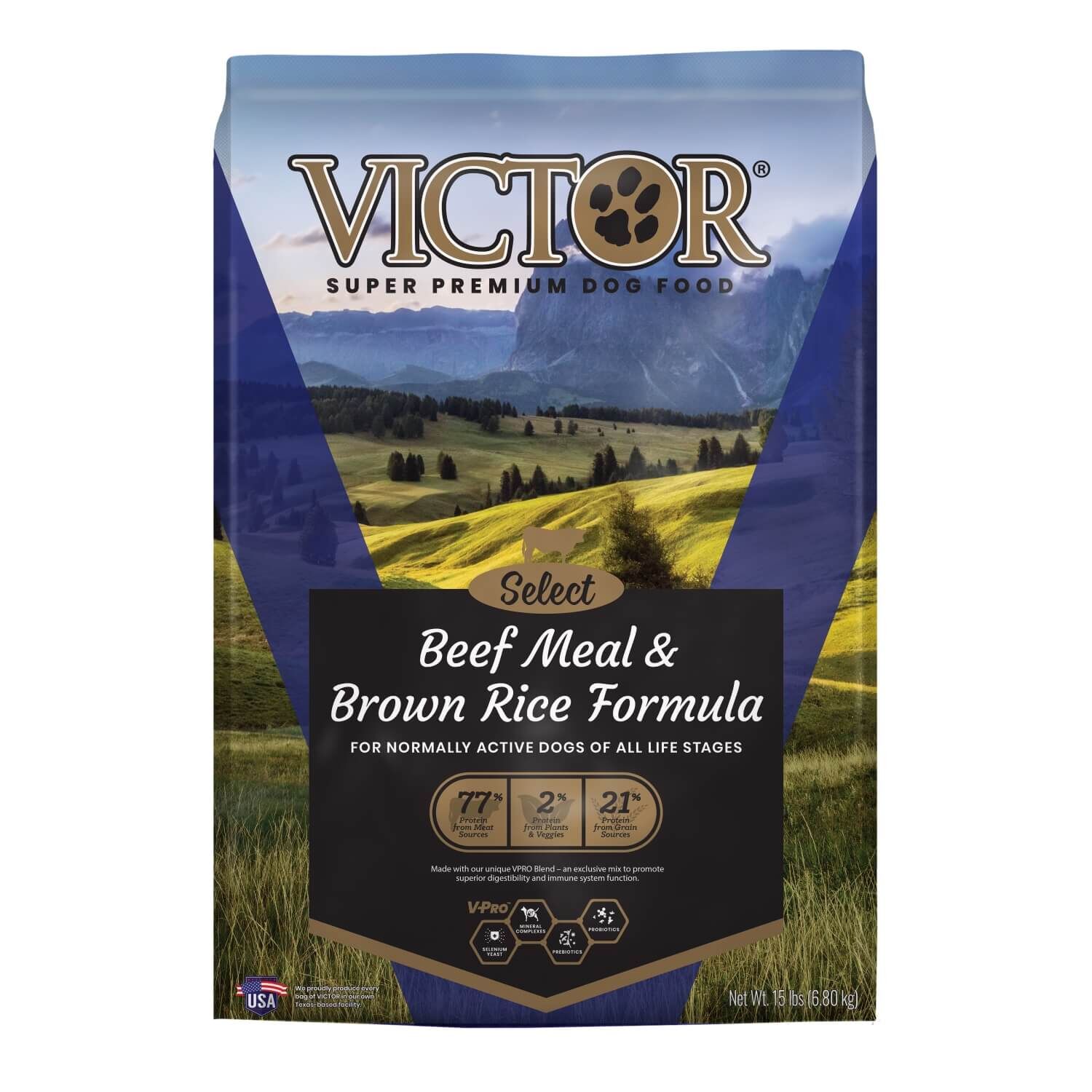 Victor Select Beef Meal & Brown Rice Dog Food