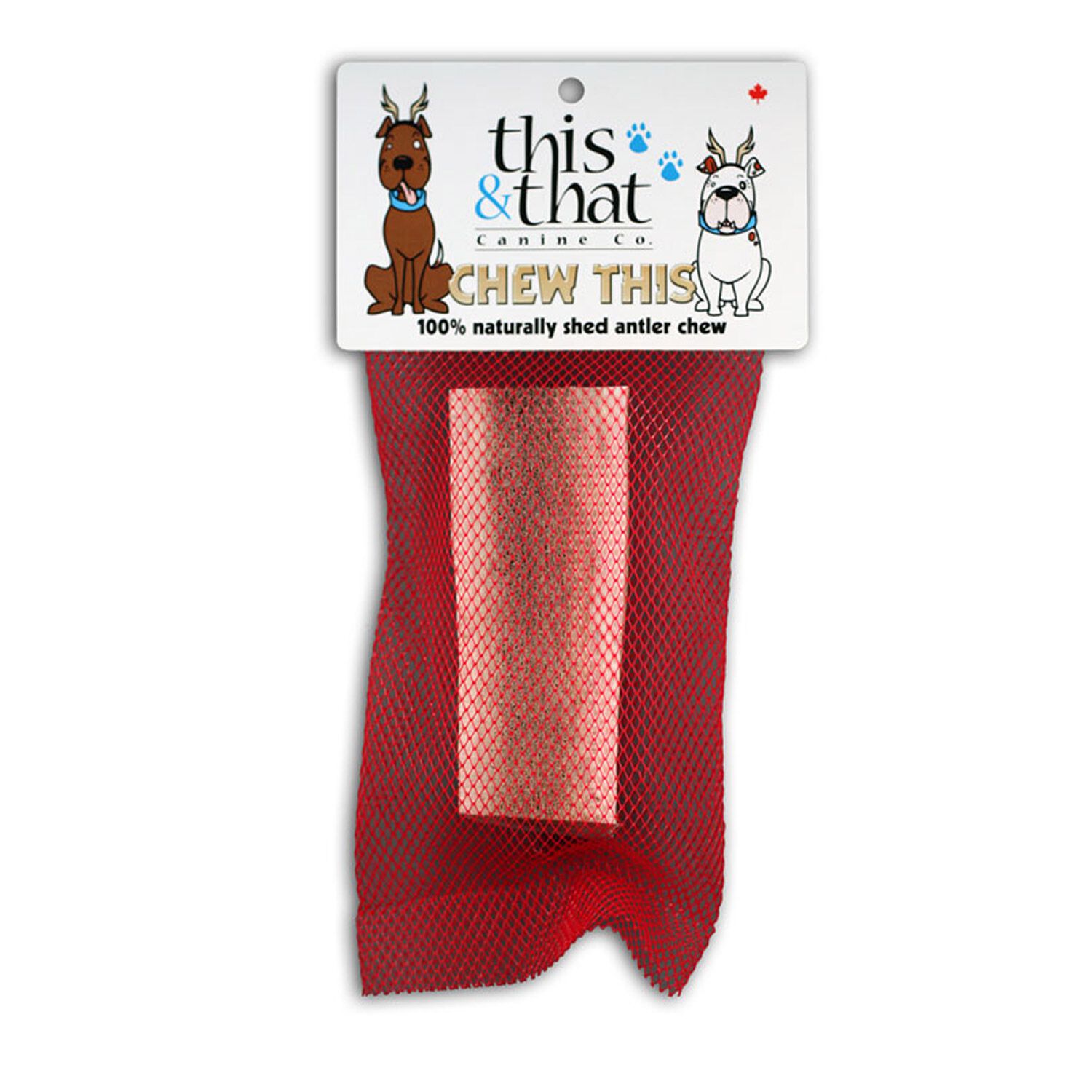 This & That Canine Co Split Antler Chew Dog Treat