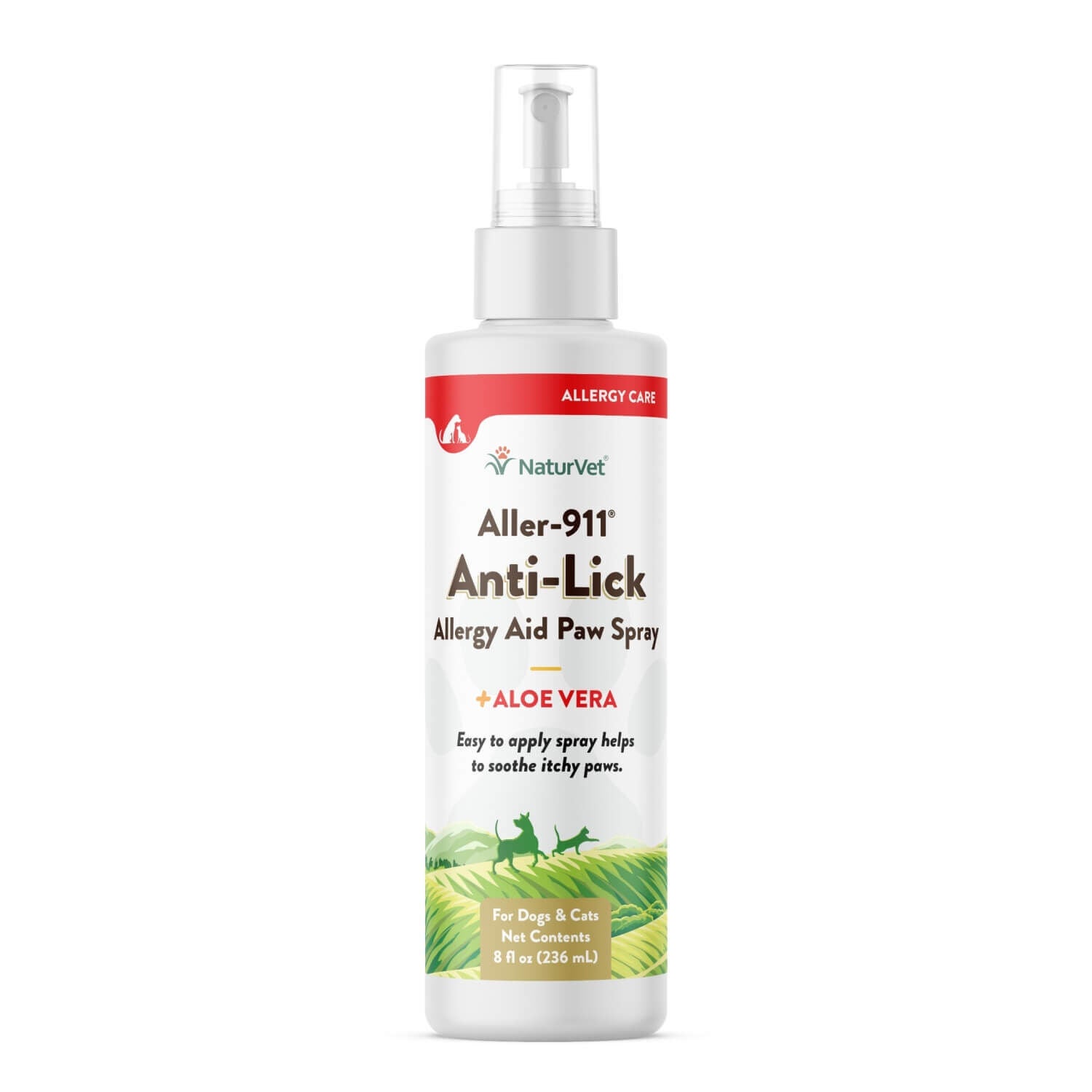 Naturvet Aller-911 Anti-Lick Topical Paw Spray For Dogs & Cats
